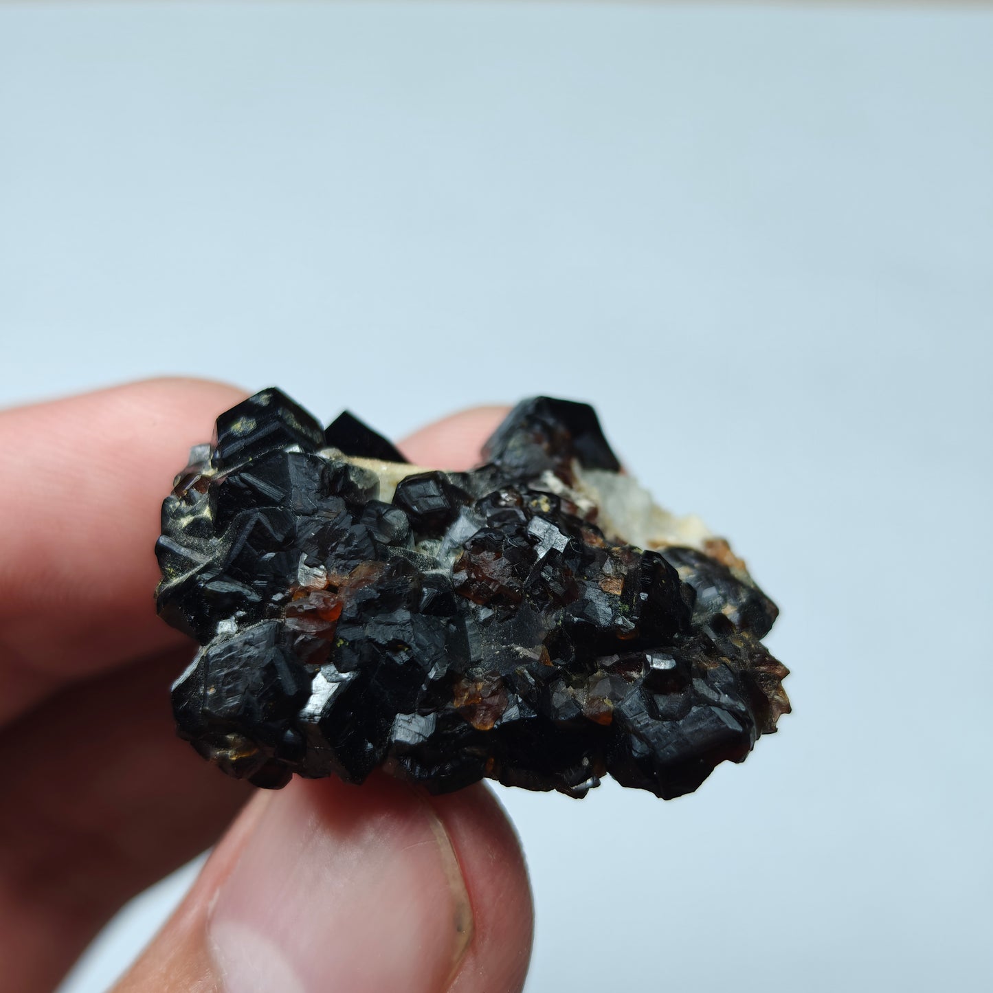 Natural thumbnail Andradite garnet cluster 16 grams