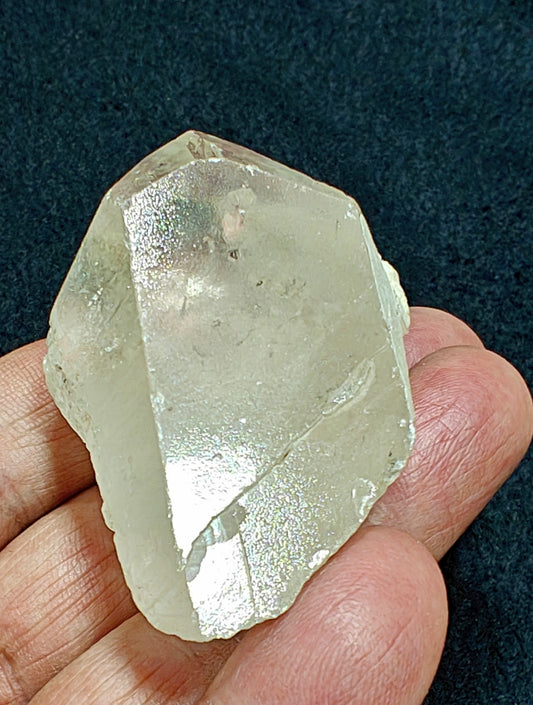 Single beautiful terminated Topaz crystal with Albite attachment 117 grams