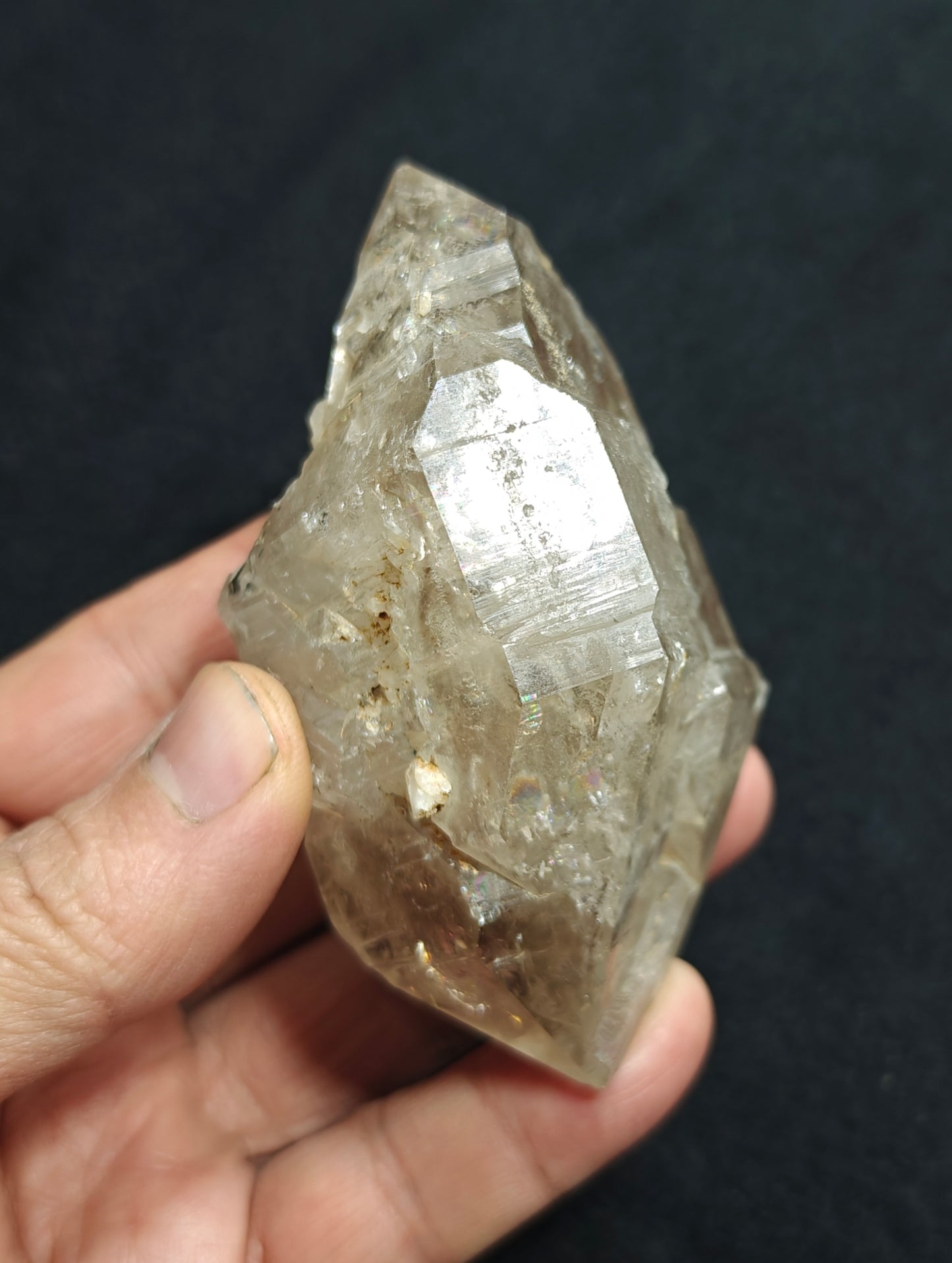 Double terminated fenster Quartz Crystal 254 grams