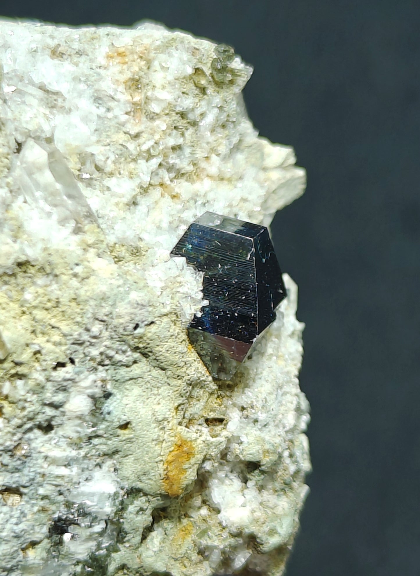 Anatase Crystal with chlorite quartz on matrix 29 grams