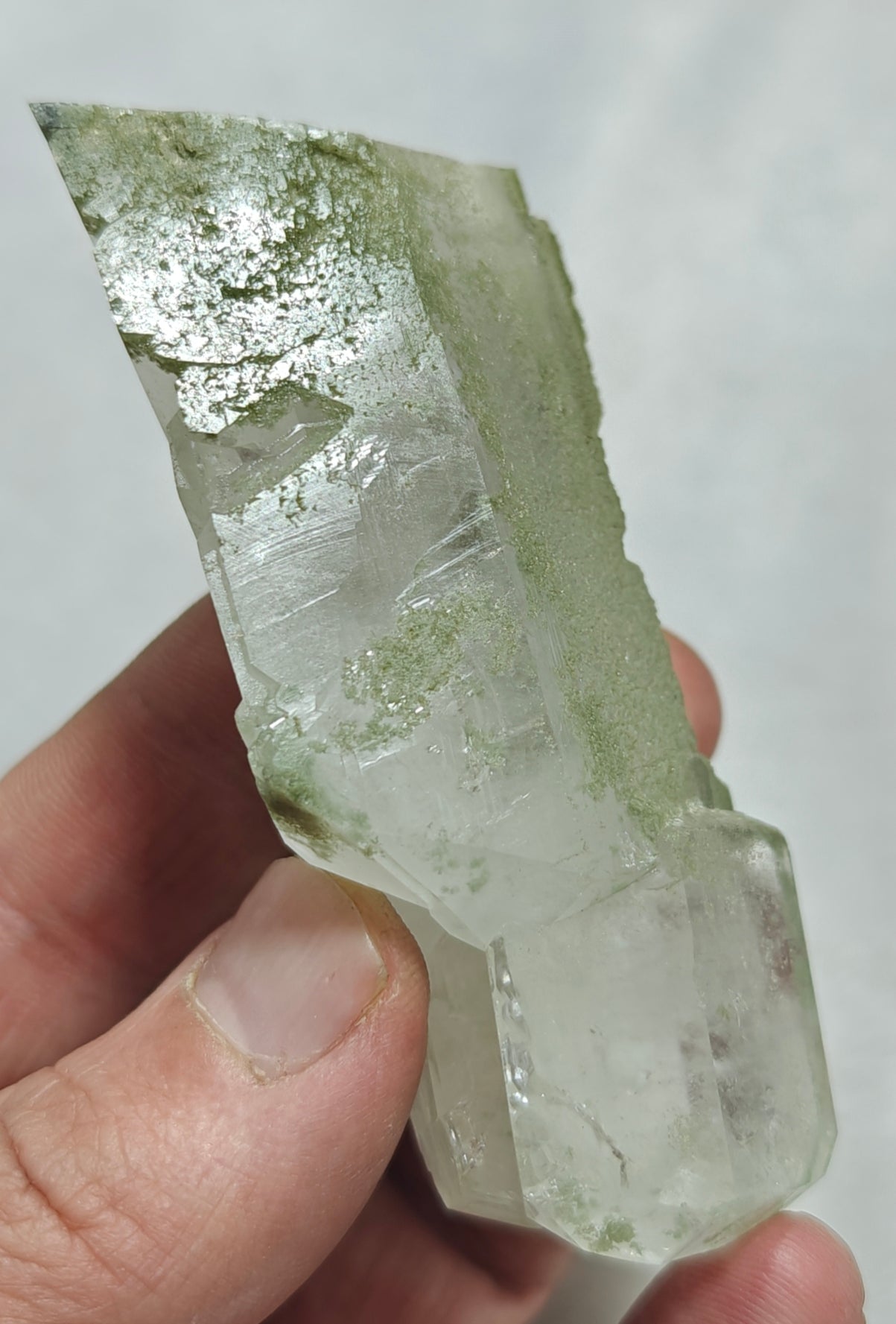 Faden/Chlorite Quartz Crystal 127 grams