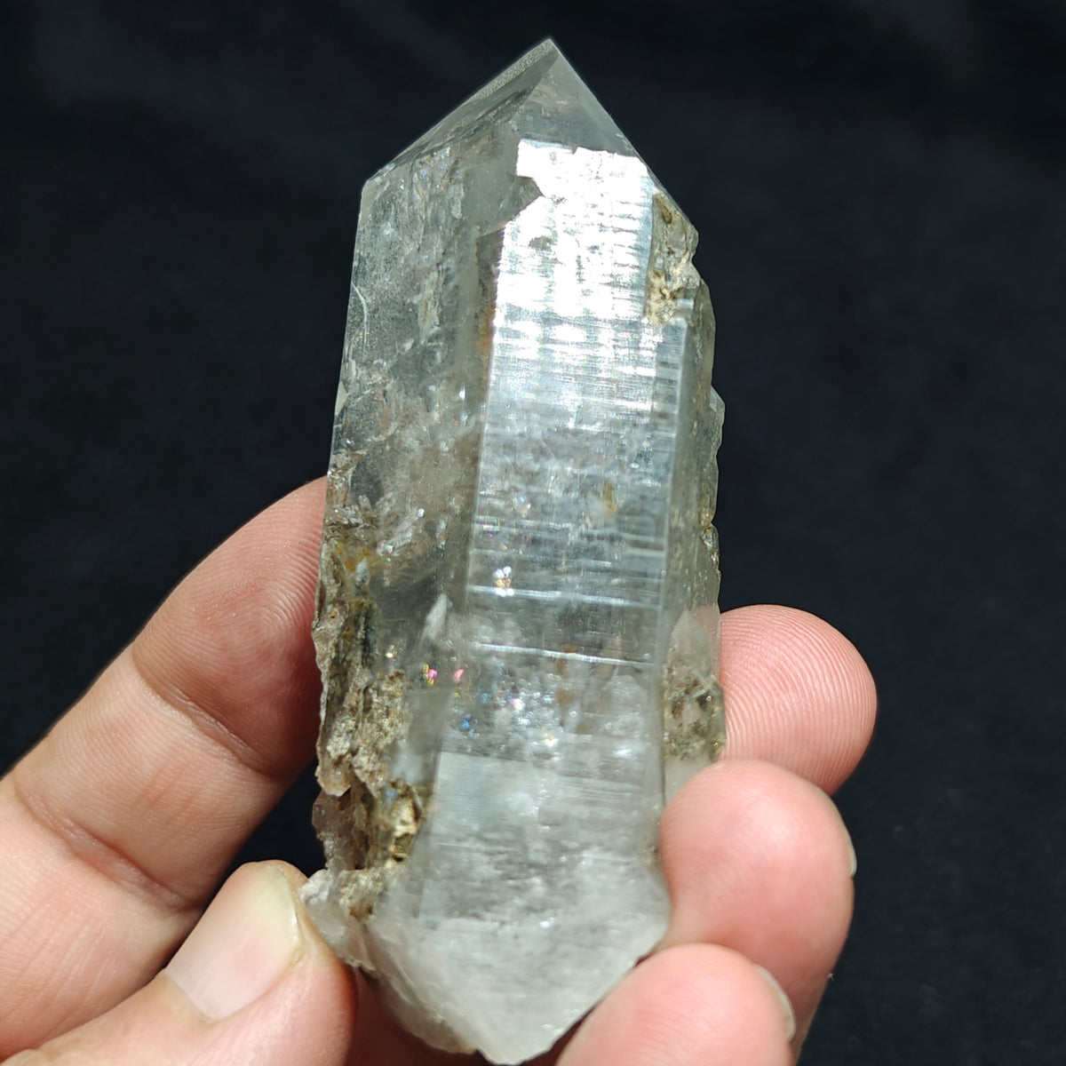 Chlorite Quartz crystal 116 gram