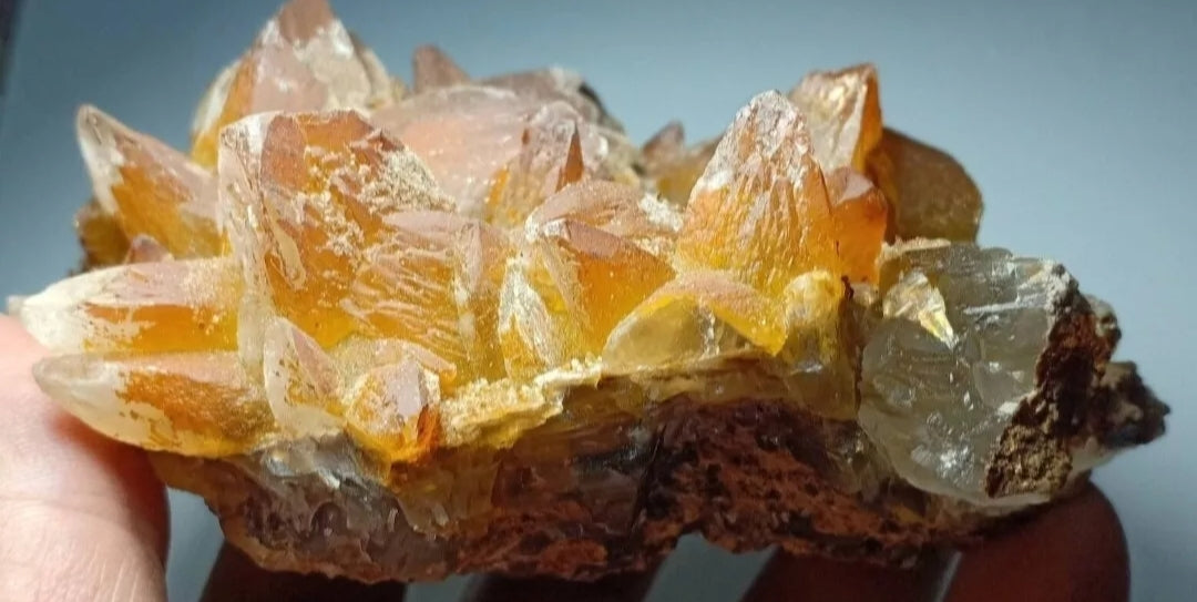 Calcite crystals cluster 580 grams