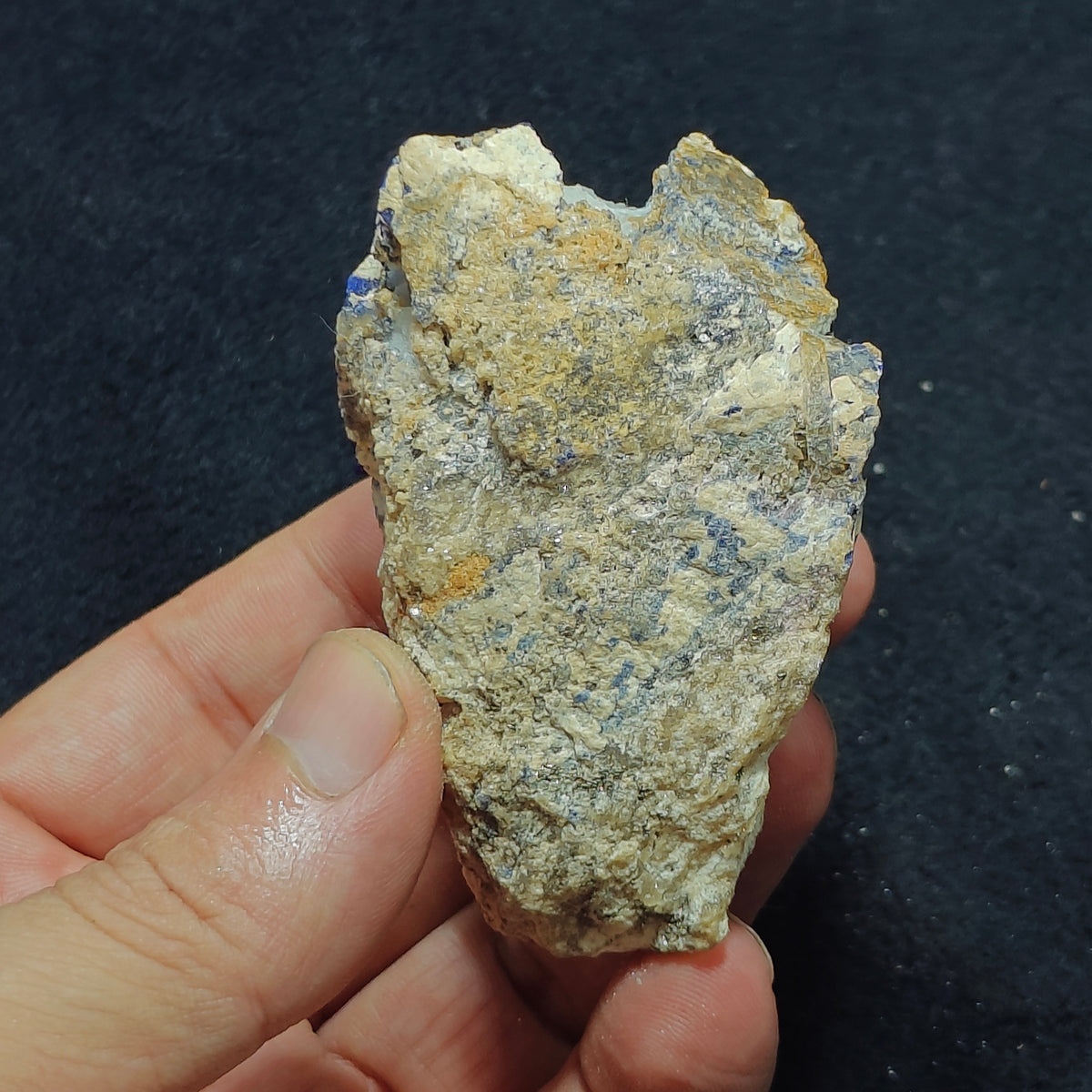 Sodalite Lapis on matrix partly Fluorescent 172 grams
