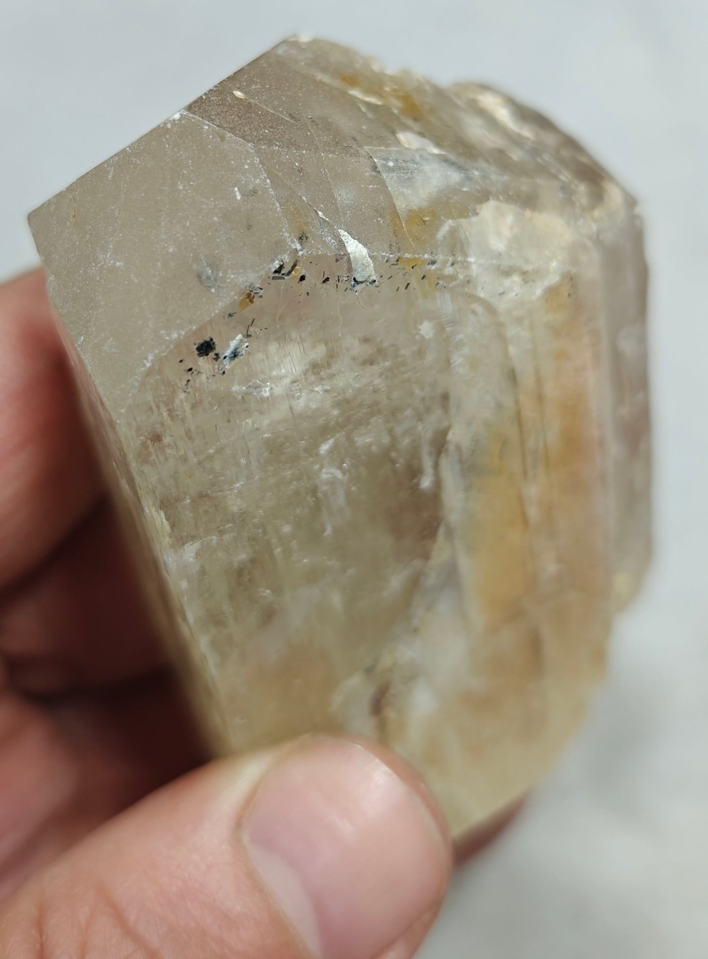 Natural spodumene crystal 248 grams