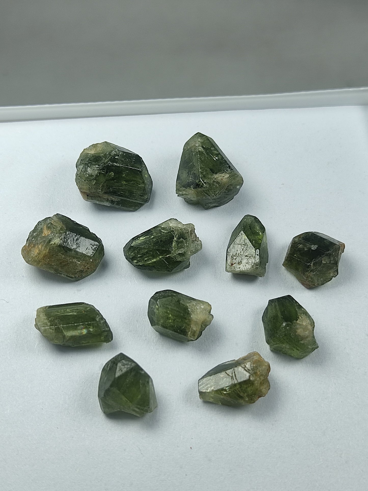 Small collection of diopside crystals 13 grams