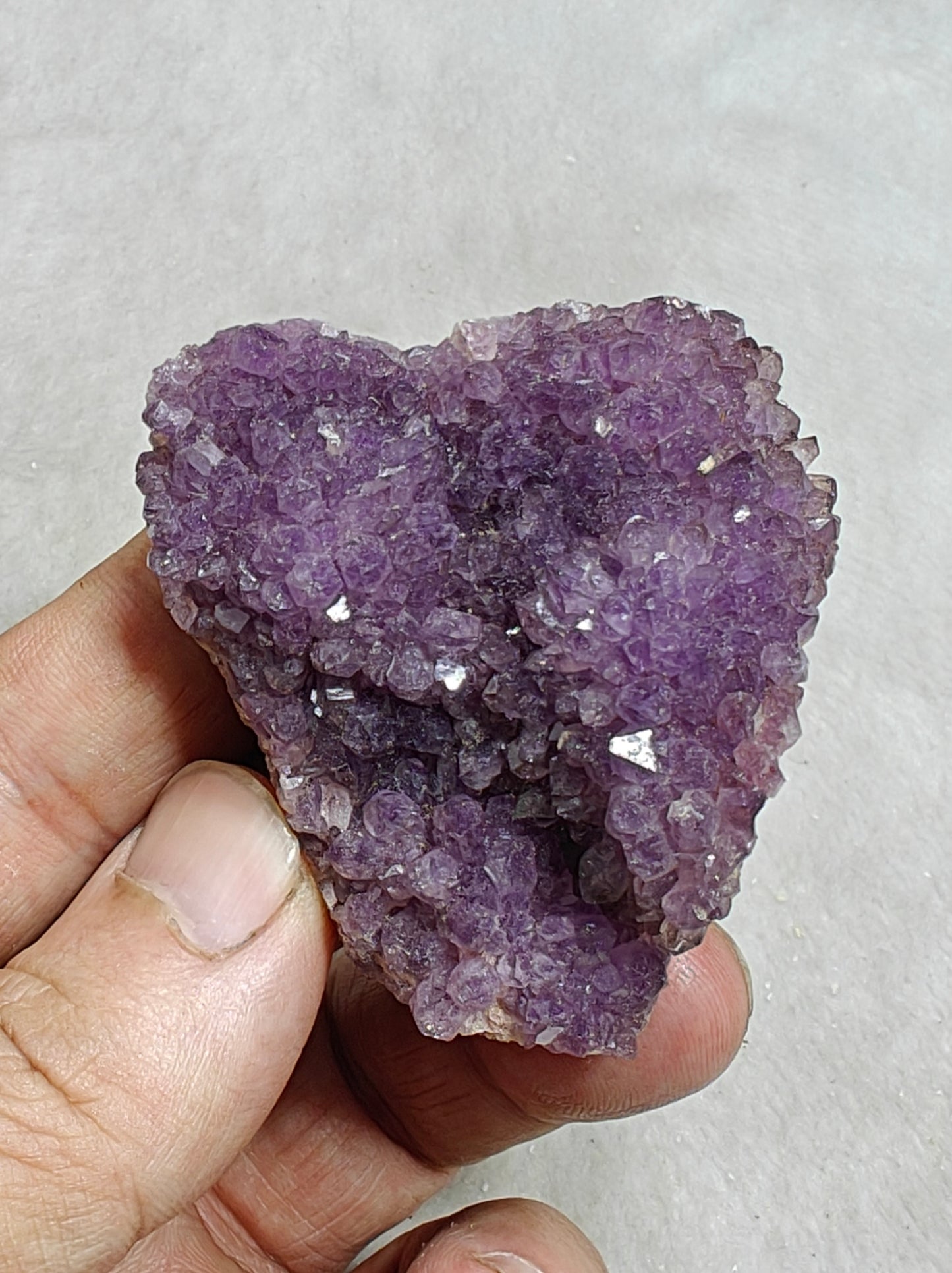 Natural Drusy Amethyst Cluster 65 grams