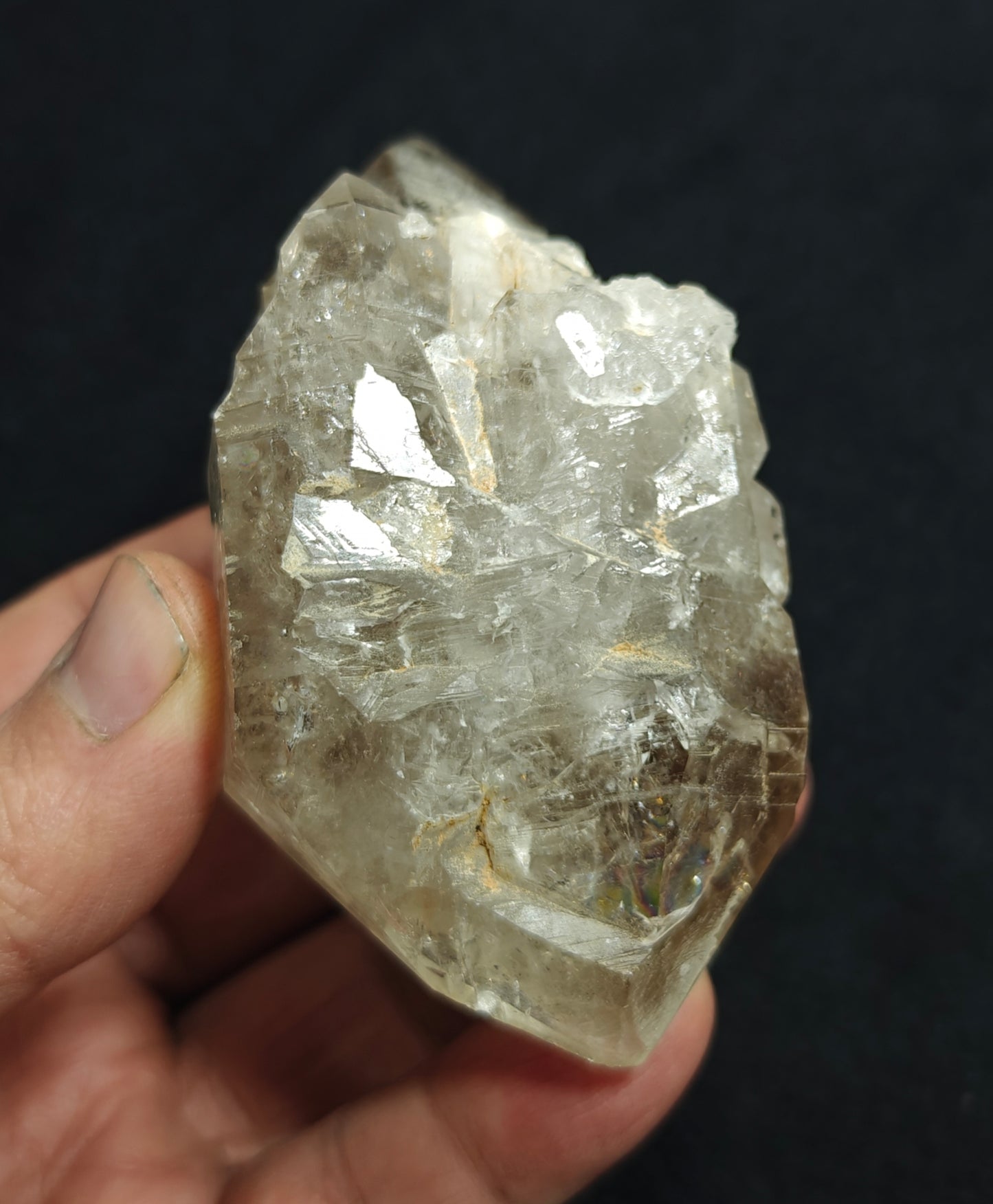 Double terminated fenster Quartz Crystal 254 grams