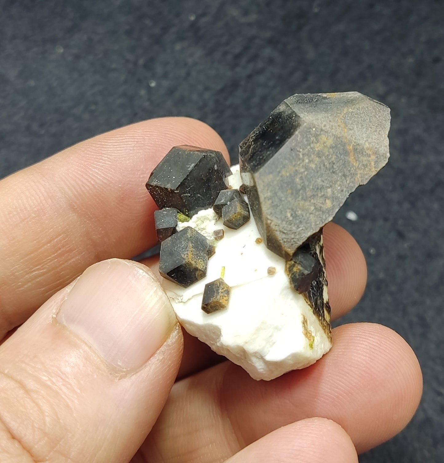 Garnet variety andradite on matrix 34 grams