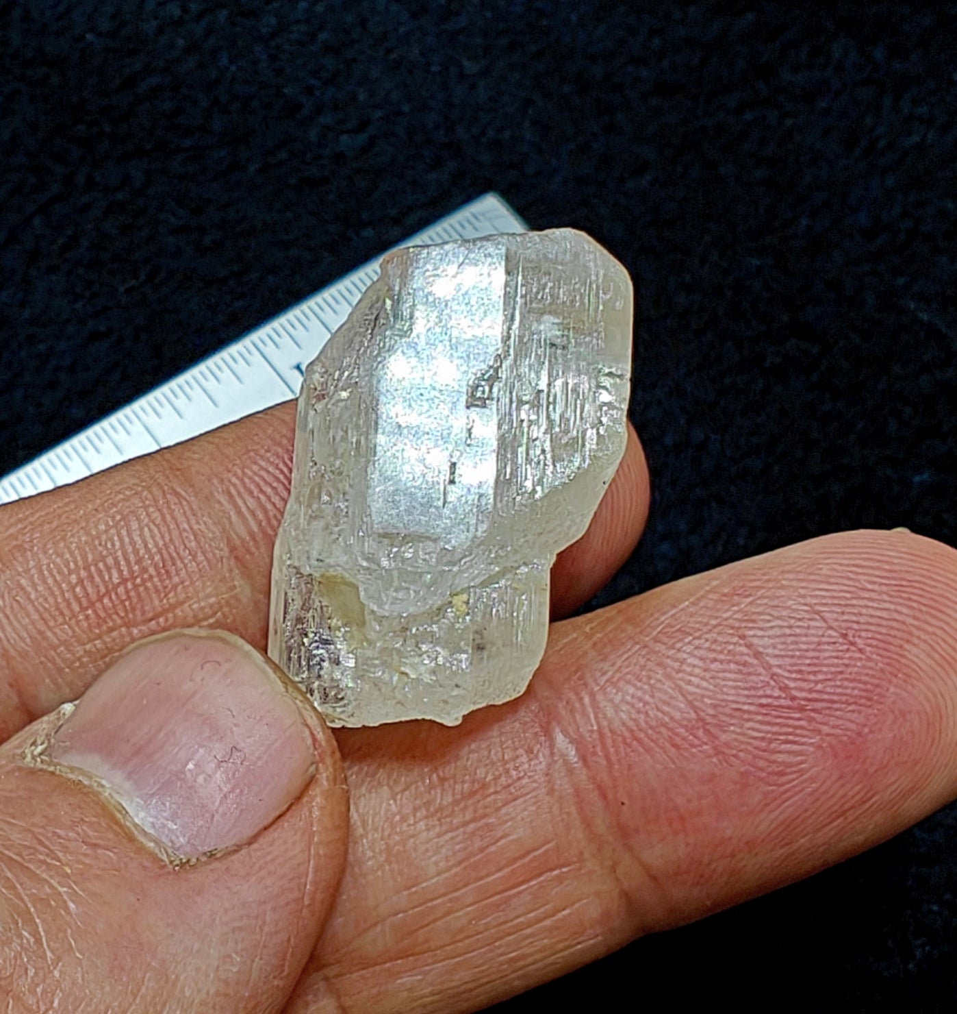 Double terminated topaz crystal 15 grams
