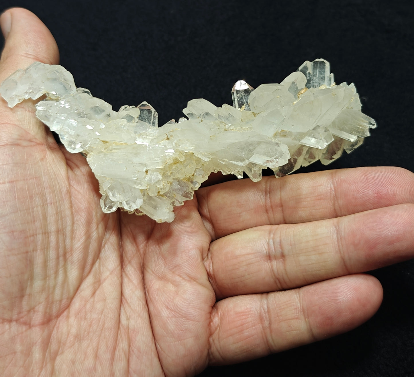 An amazing high quality aesthetic specimen of terminated Quartz Crystal 108 grams