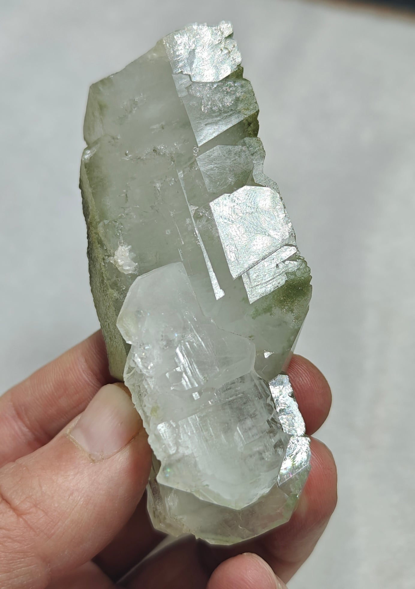 Faden/Chlorite Quartz Crystal 127 grams