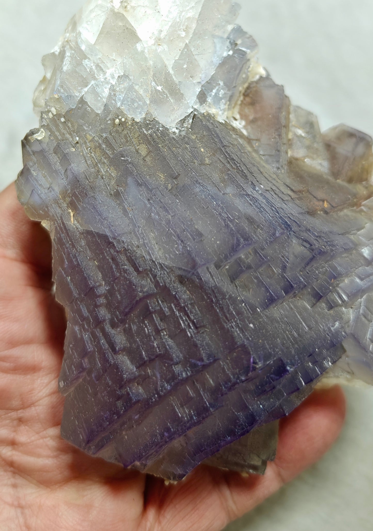 Fluorite crystal like Pyramid 500 grams