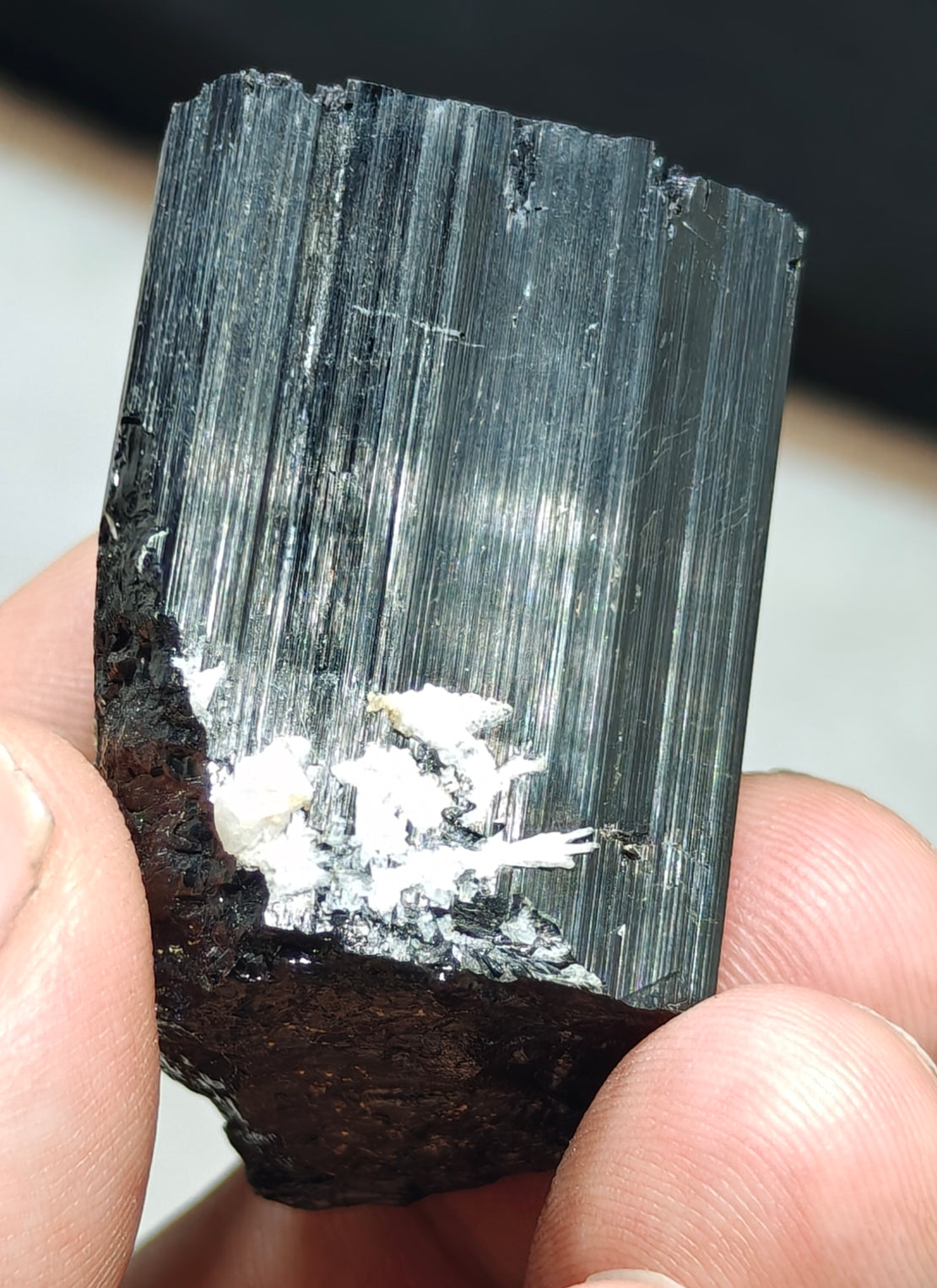 An Amazing terminated Natural schorl crystal 69 grams