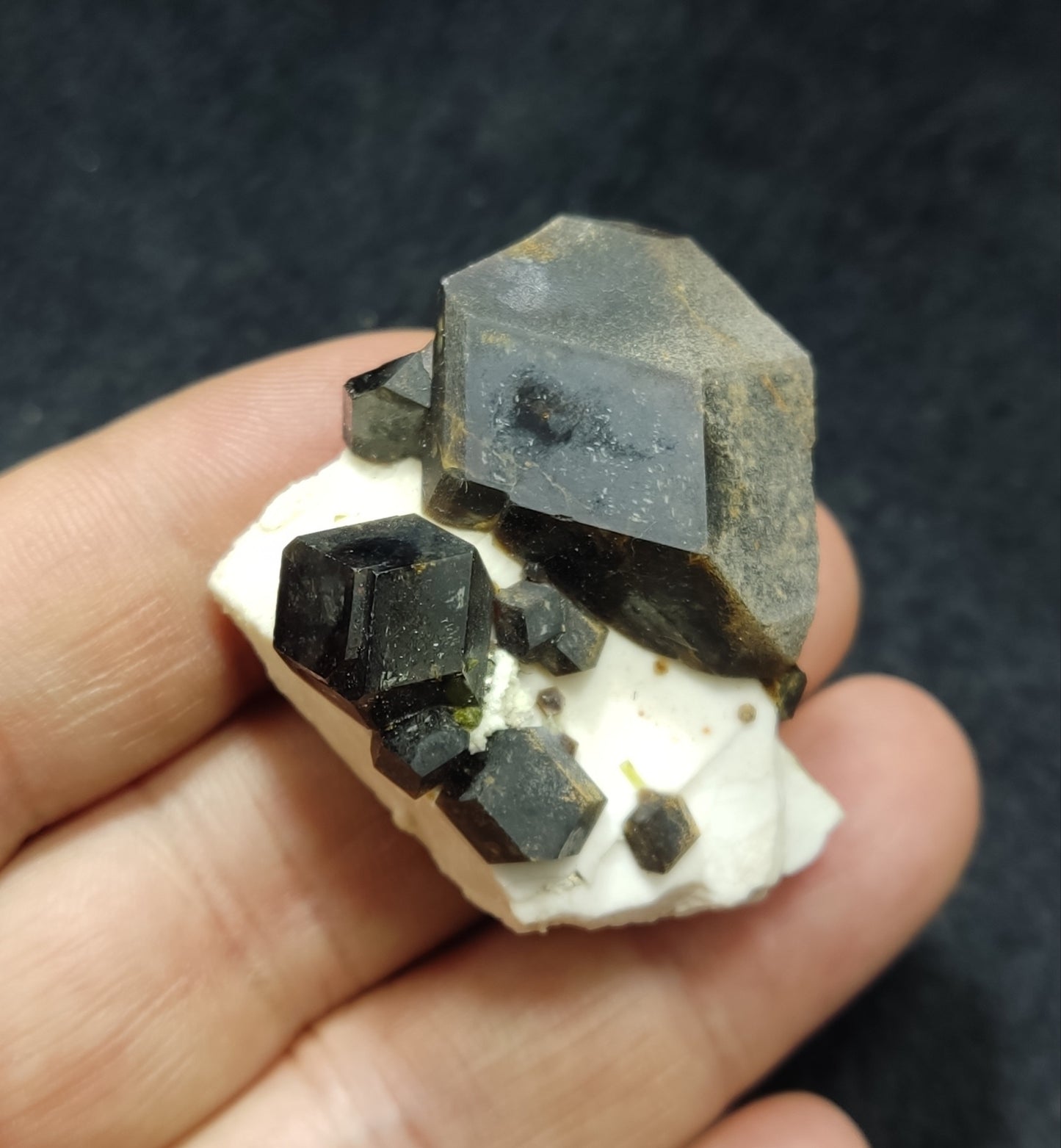 Garnet variety andradite on matrix 34 grams