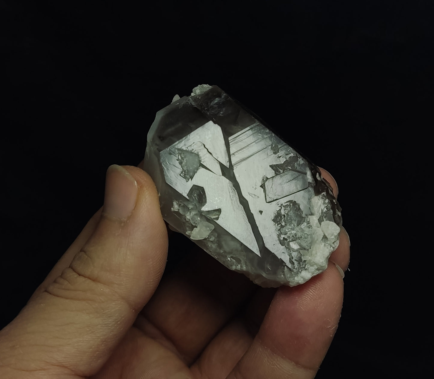 Natural Double Terminated Smoky Quartz Crystal 106 grams