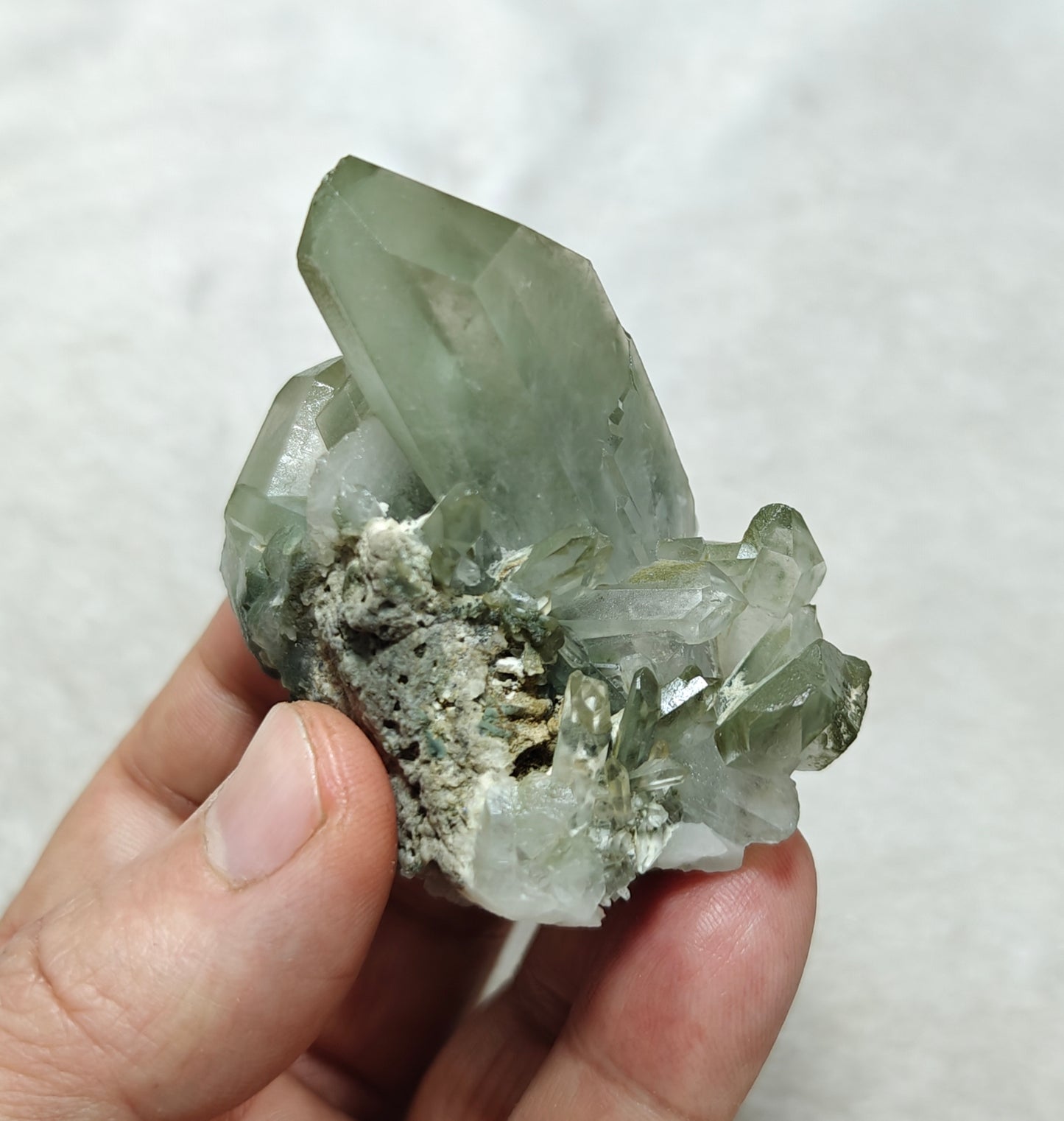 Natural Chlorite Quartz 102 grams