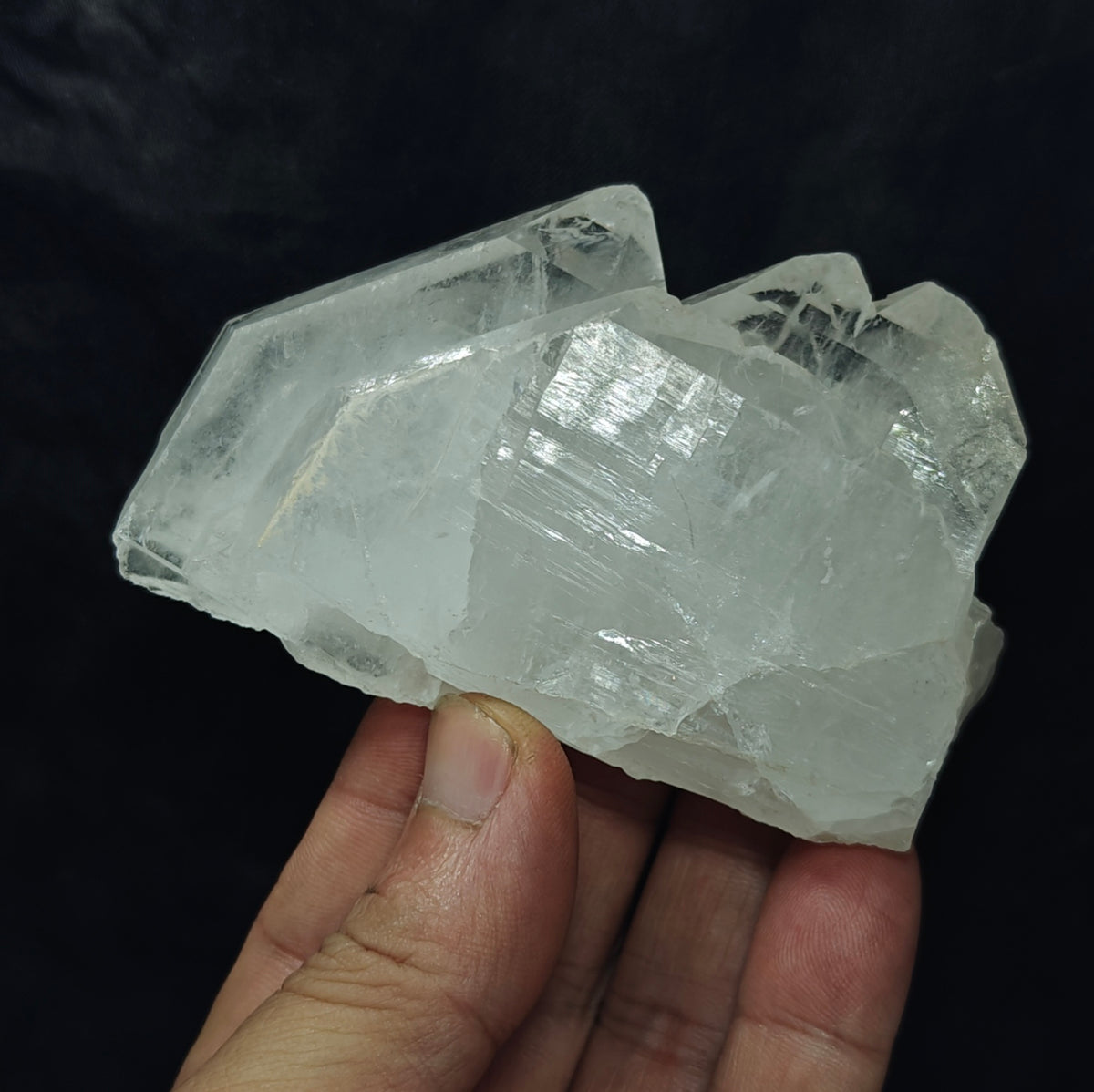 Natural faden quartz crystal 249 grams
