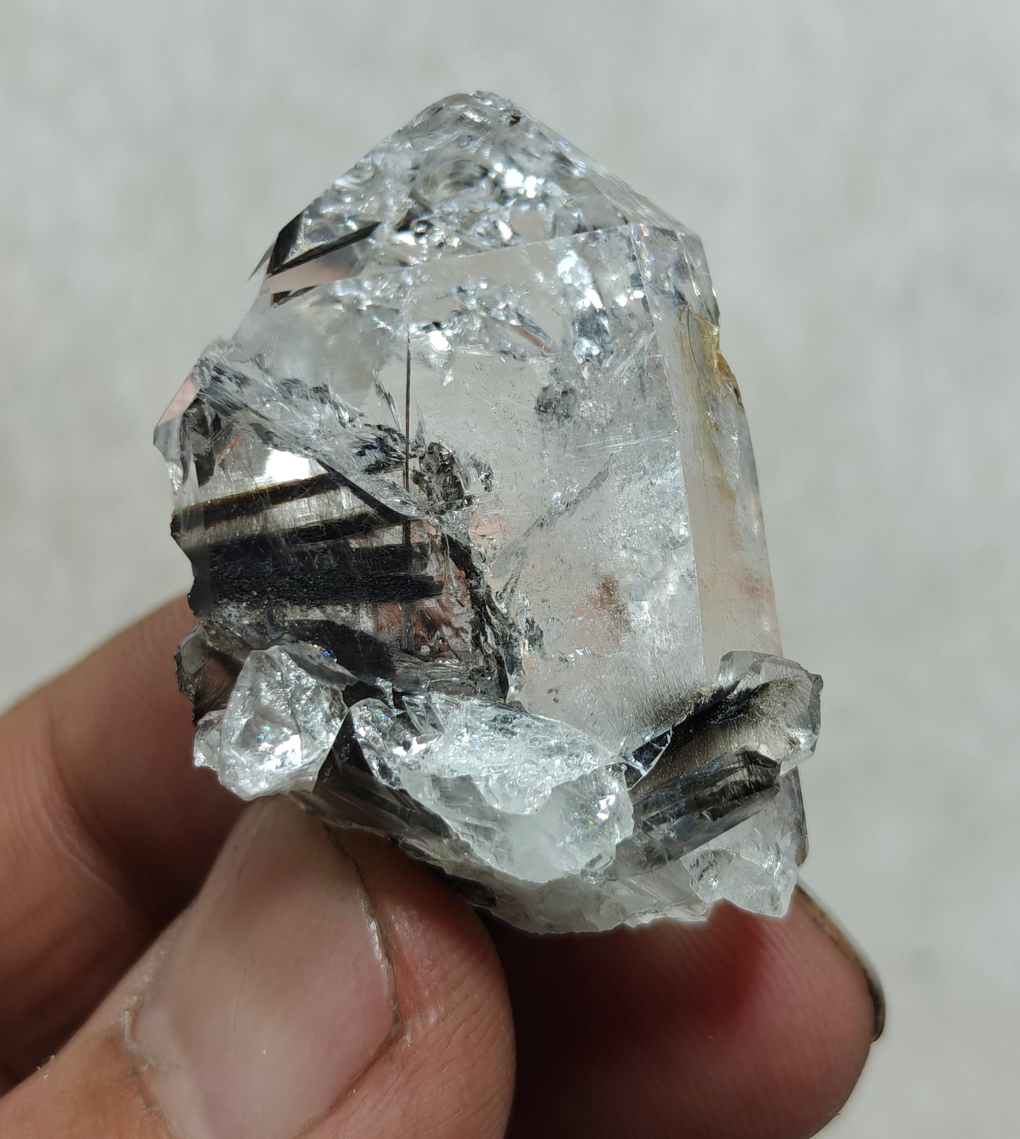 Brookite included Quartz Crystals 23 grams