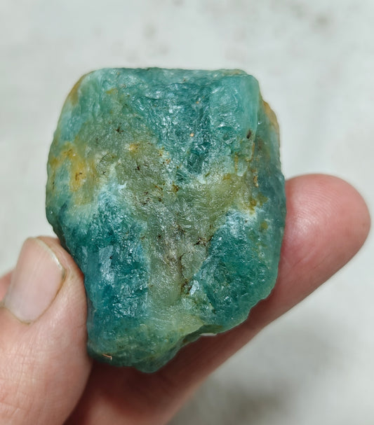 Single rare Grandidierite rough piece good color 72 grams
