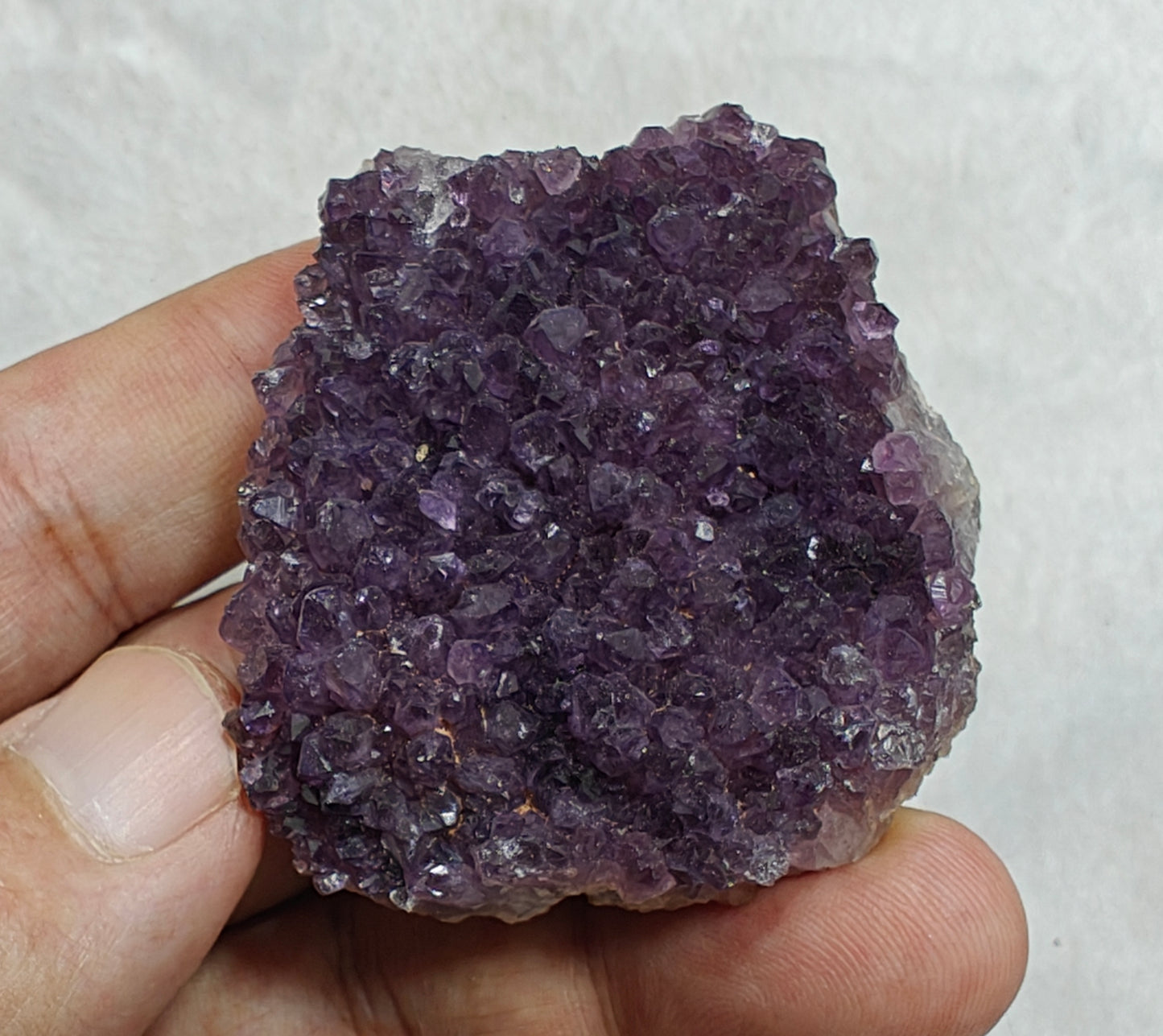 Single Beautiful Drusy Amethyst crystals Cluster specimens 74 grams