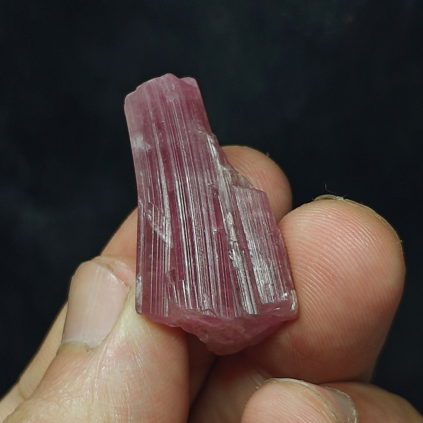 pink Tourmaline crystal 52 carats