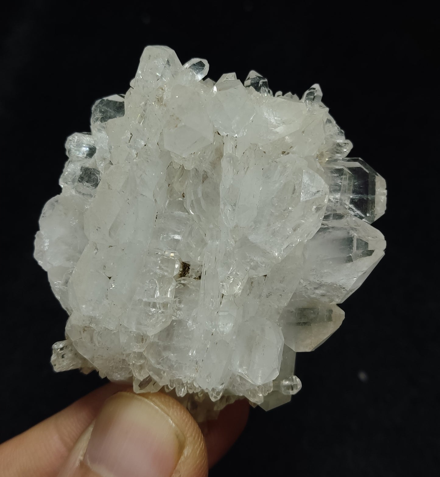 Natural faden quartz cluster 62 grams