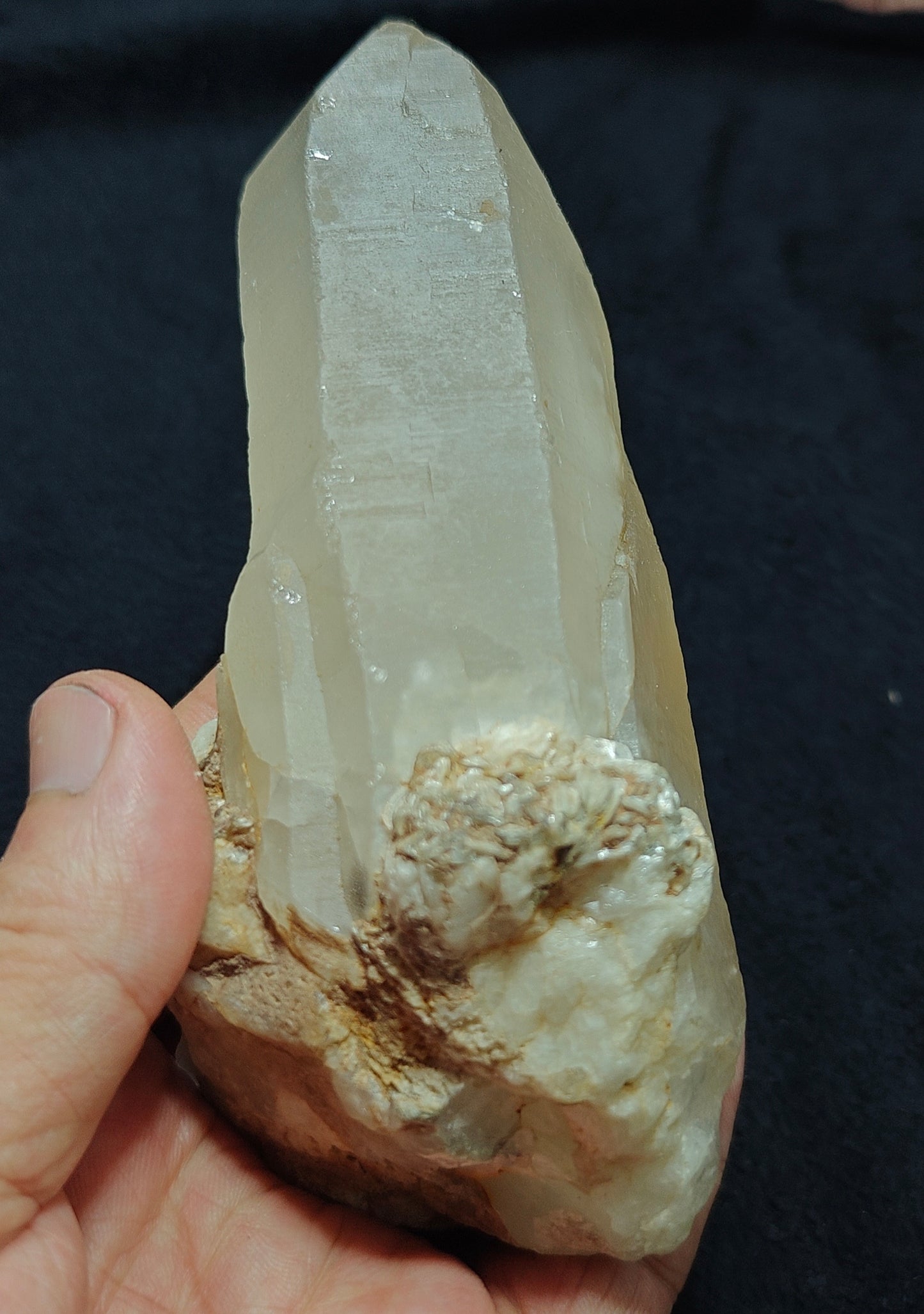 Milky/light golden yellow Quartz Crystal 488 grams