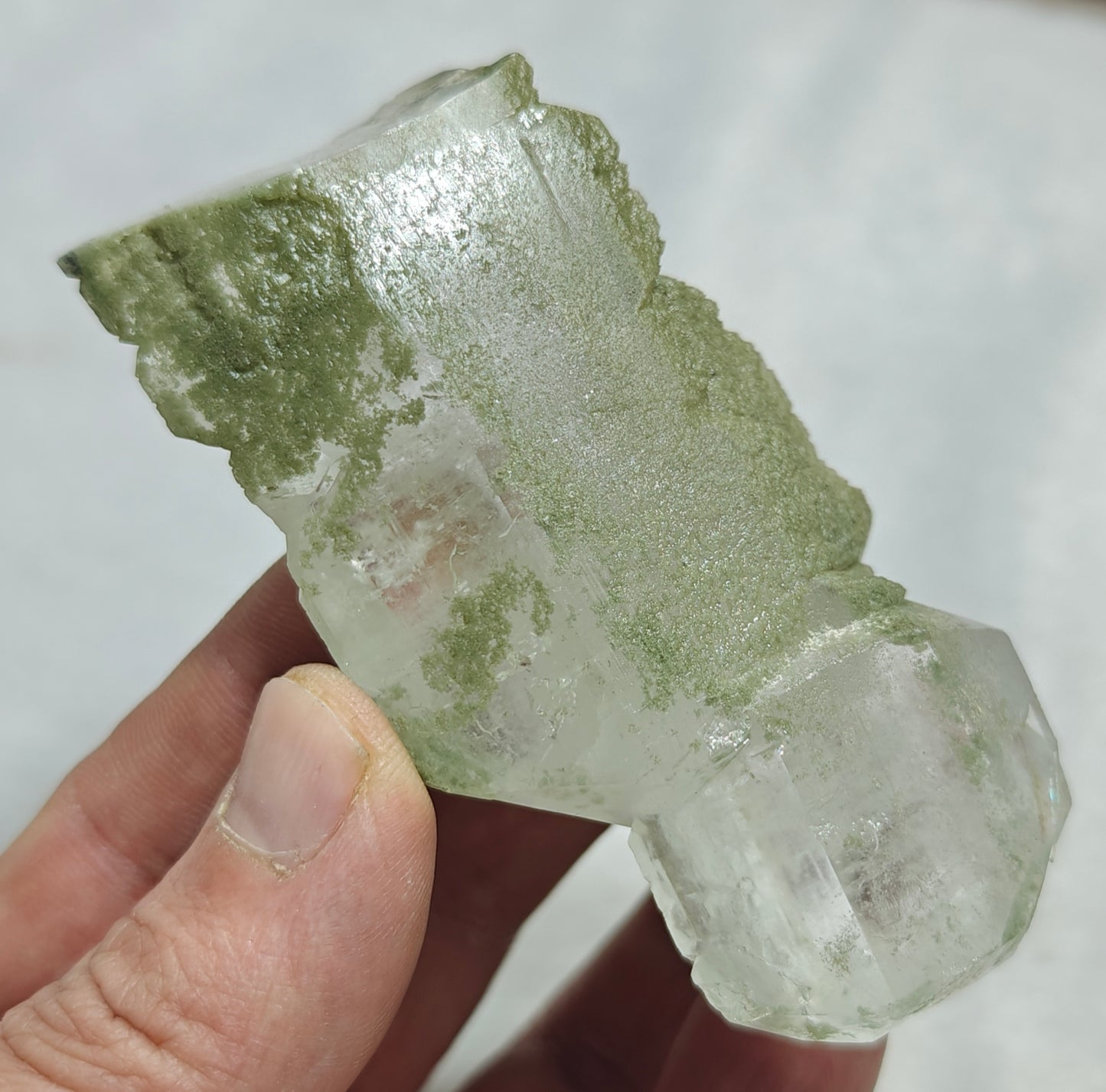 Faden/Chlorite Quartz Crystal 127 grams