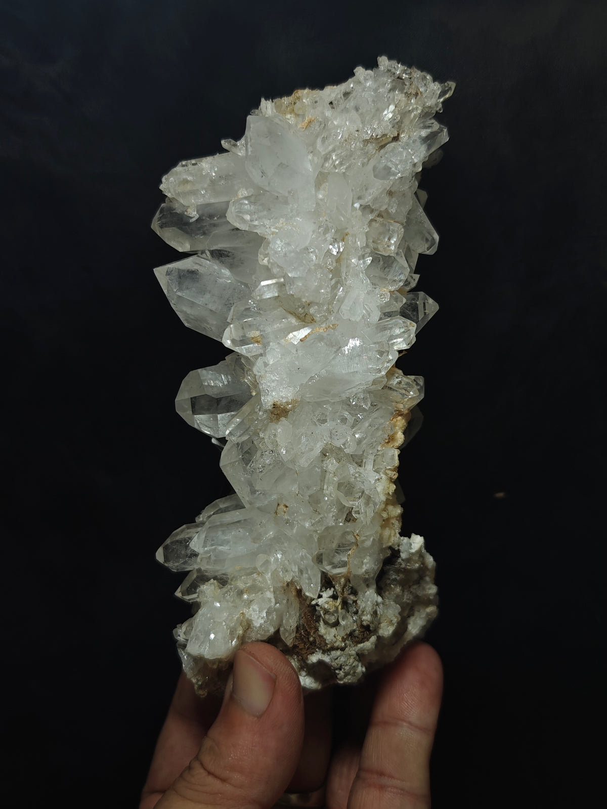 Natural Faden Quartz Cluster 400 grams