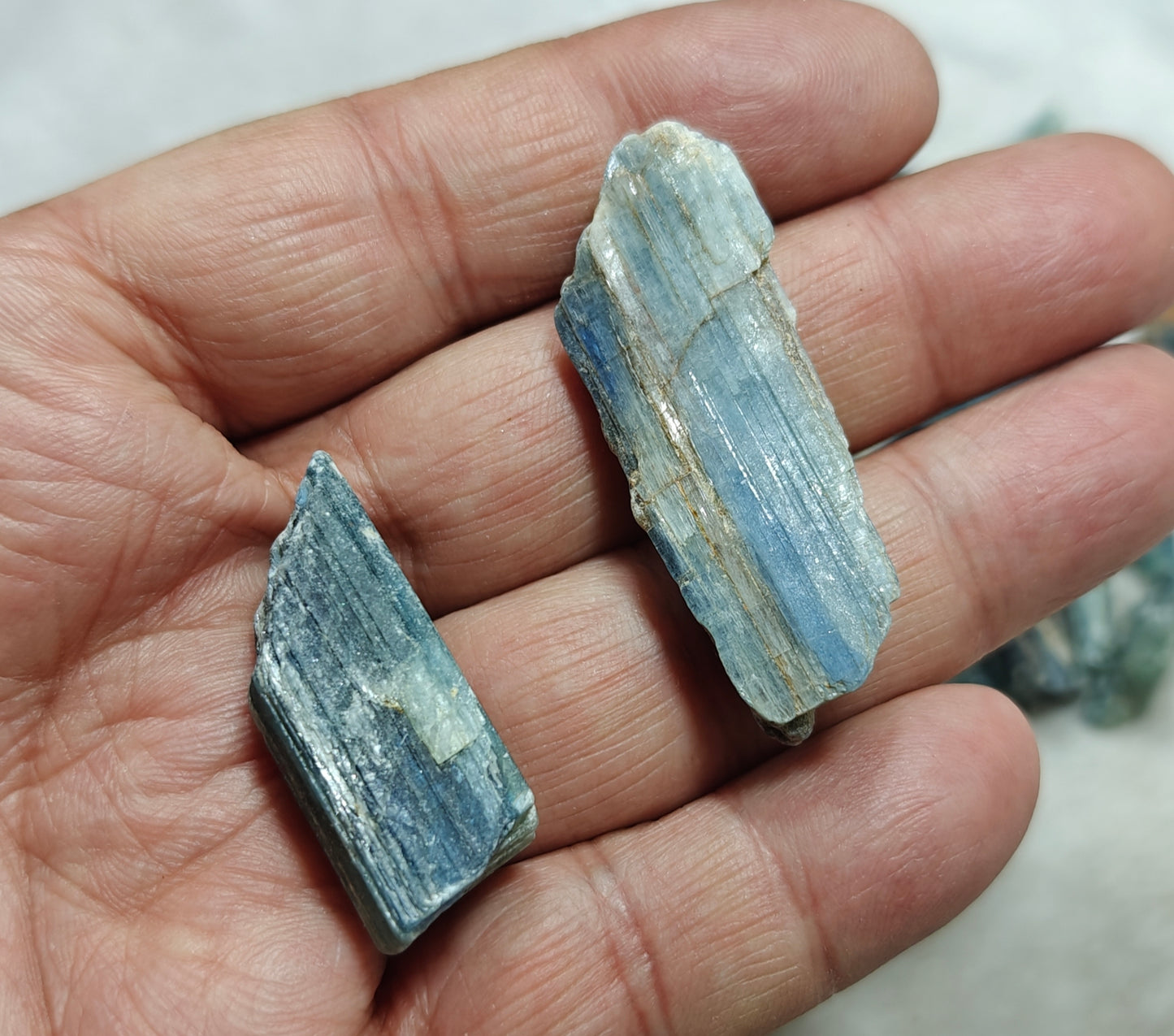 Natural kyanite crystals collection 200 grams