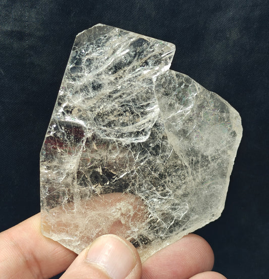 Natural Topaz crystal tabular transparent 64 grams