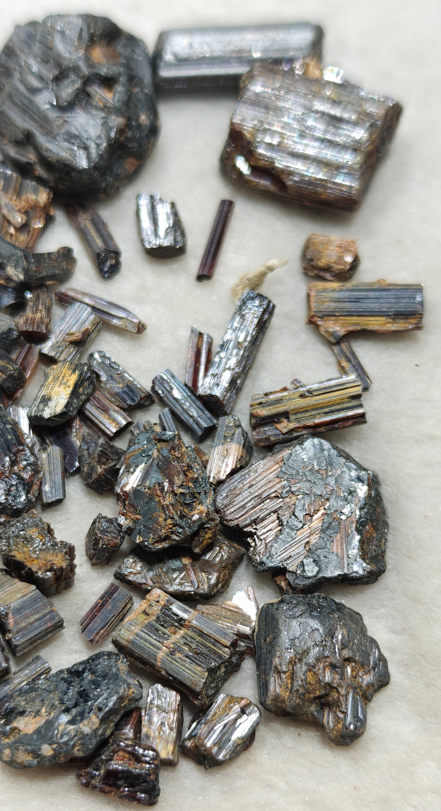 Rare rutiles crystals collection 66 grams