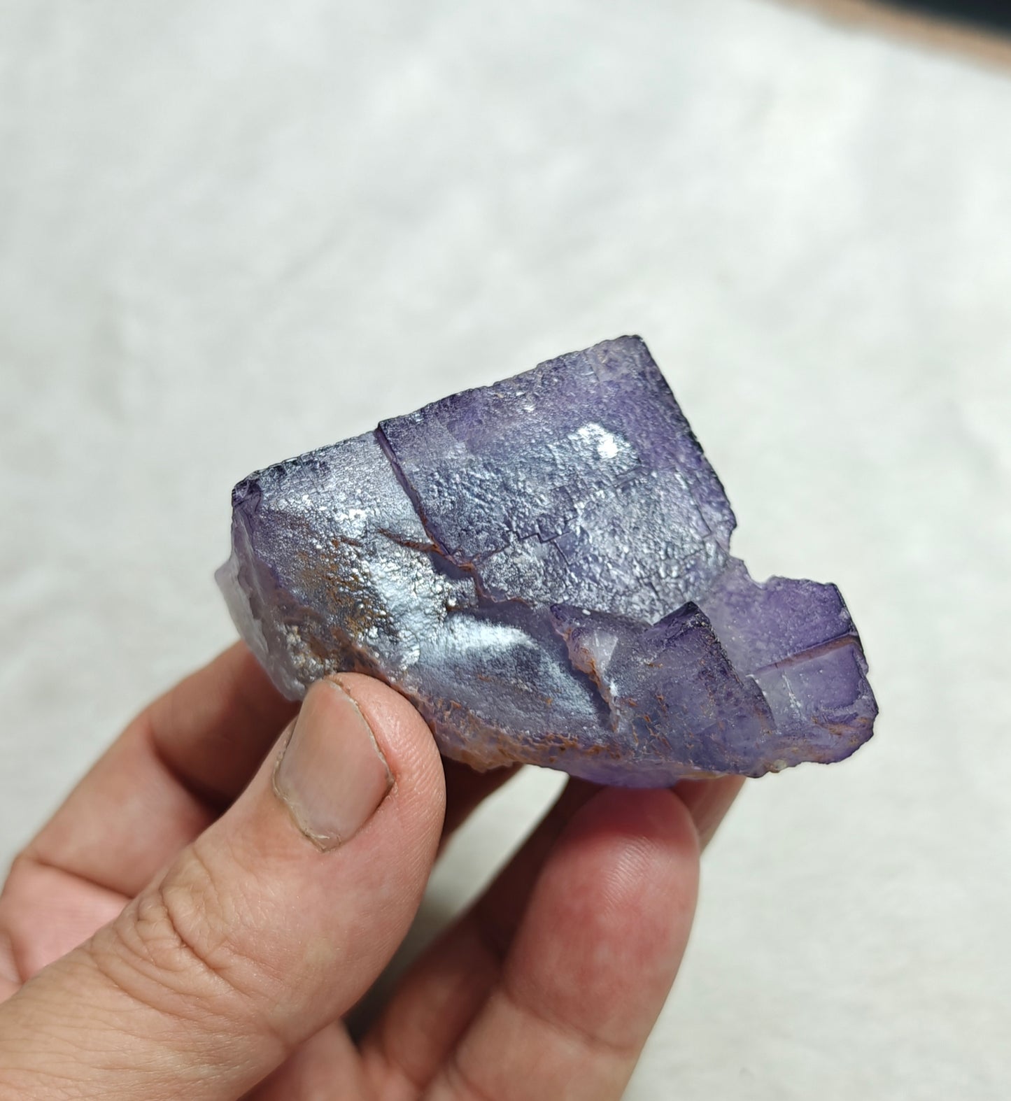 Natural Purple Fluorite Specimen 105 grams