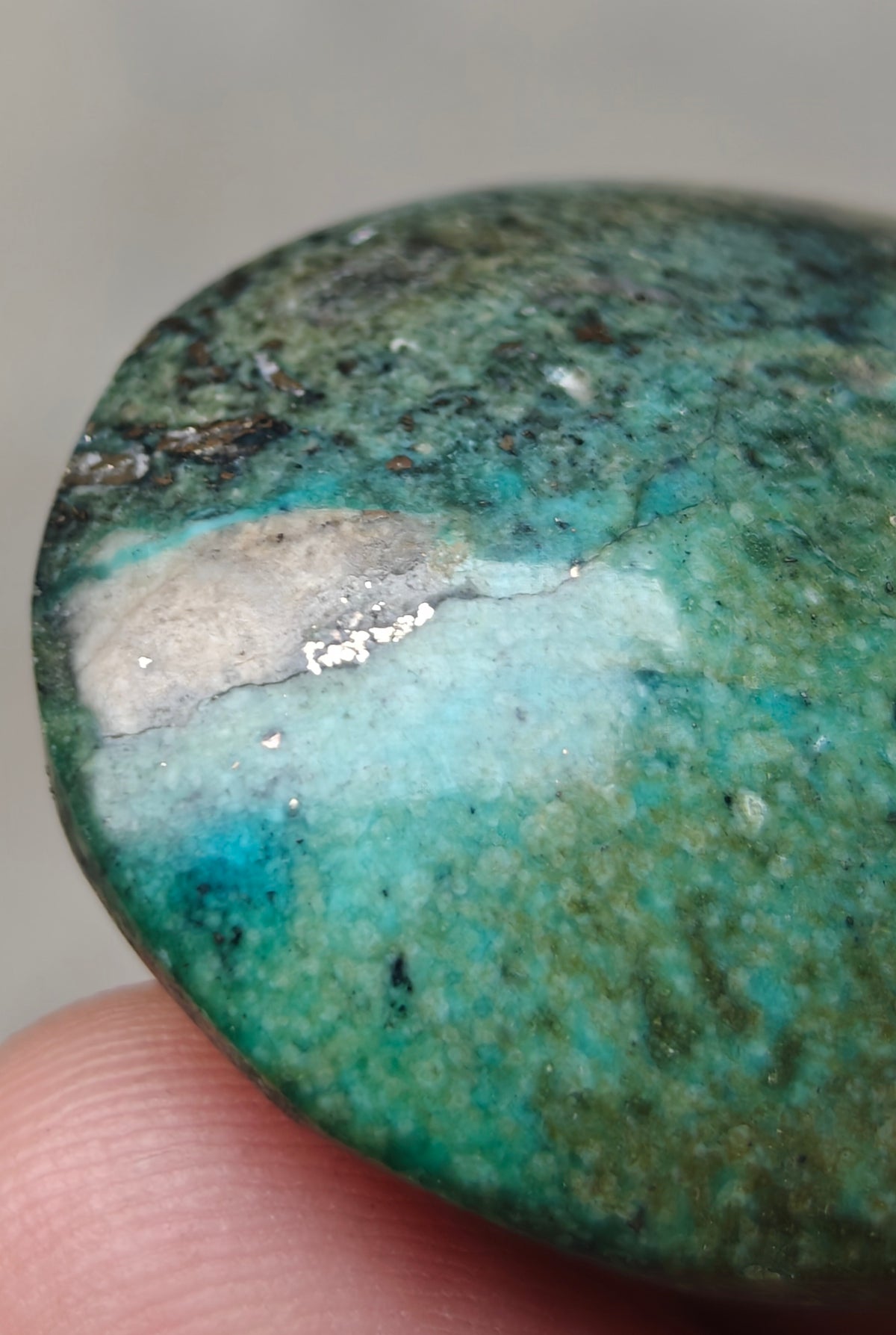 Natural stabilized turquoise cabochon collection 83 grams