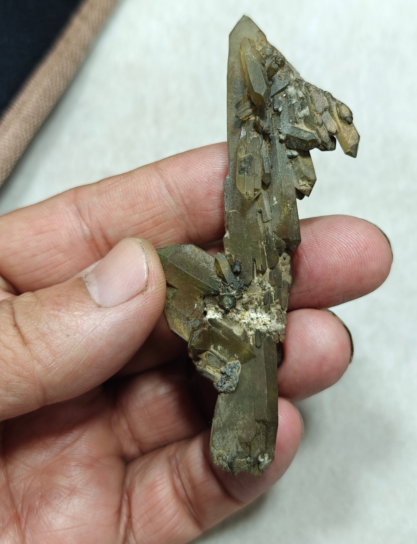 Natural beautifully terminated Chlorite Quartz crystal 31 grams