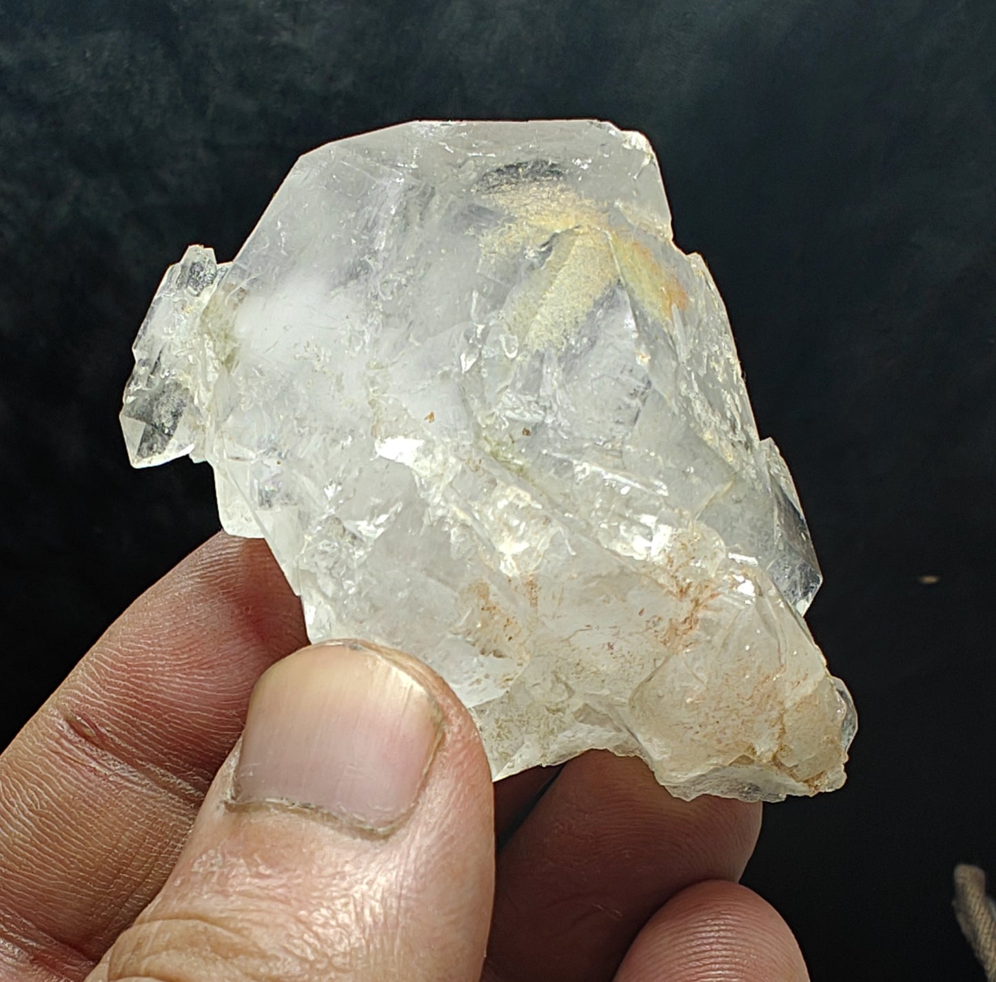 Natural faden quartz crystal 74 grams