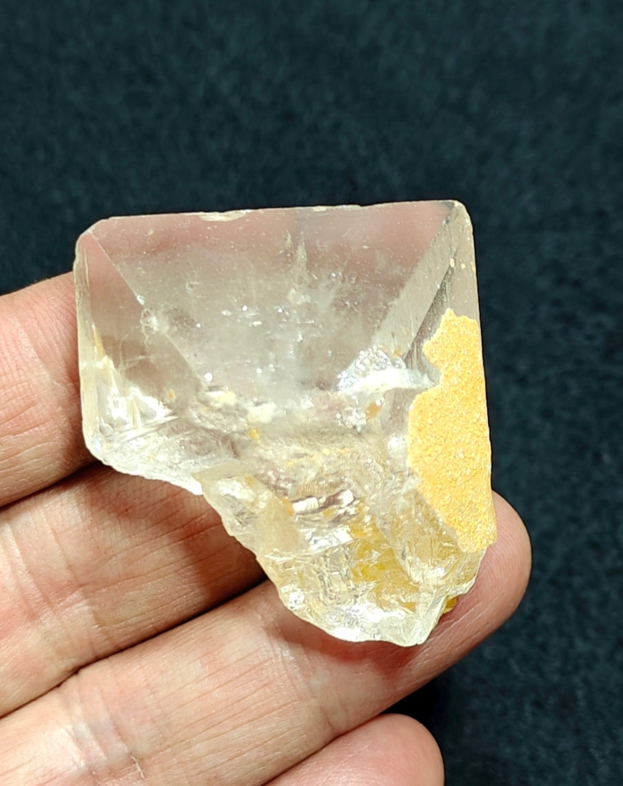 Single beautiful terminated Topaz crystal 53 grams