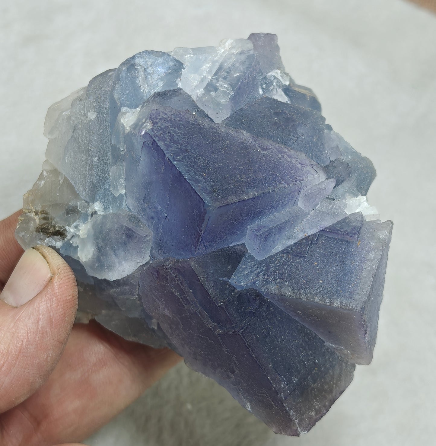 Purple and Blue Fluorite 420 grams