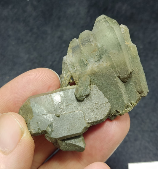 Terminated Chlorite Quartz cluster 28 grams