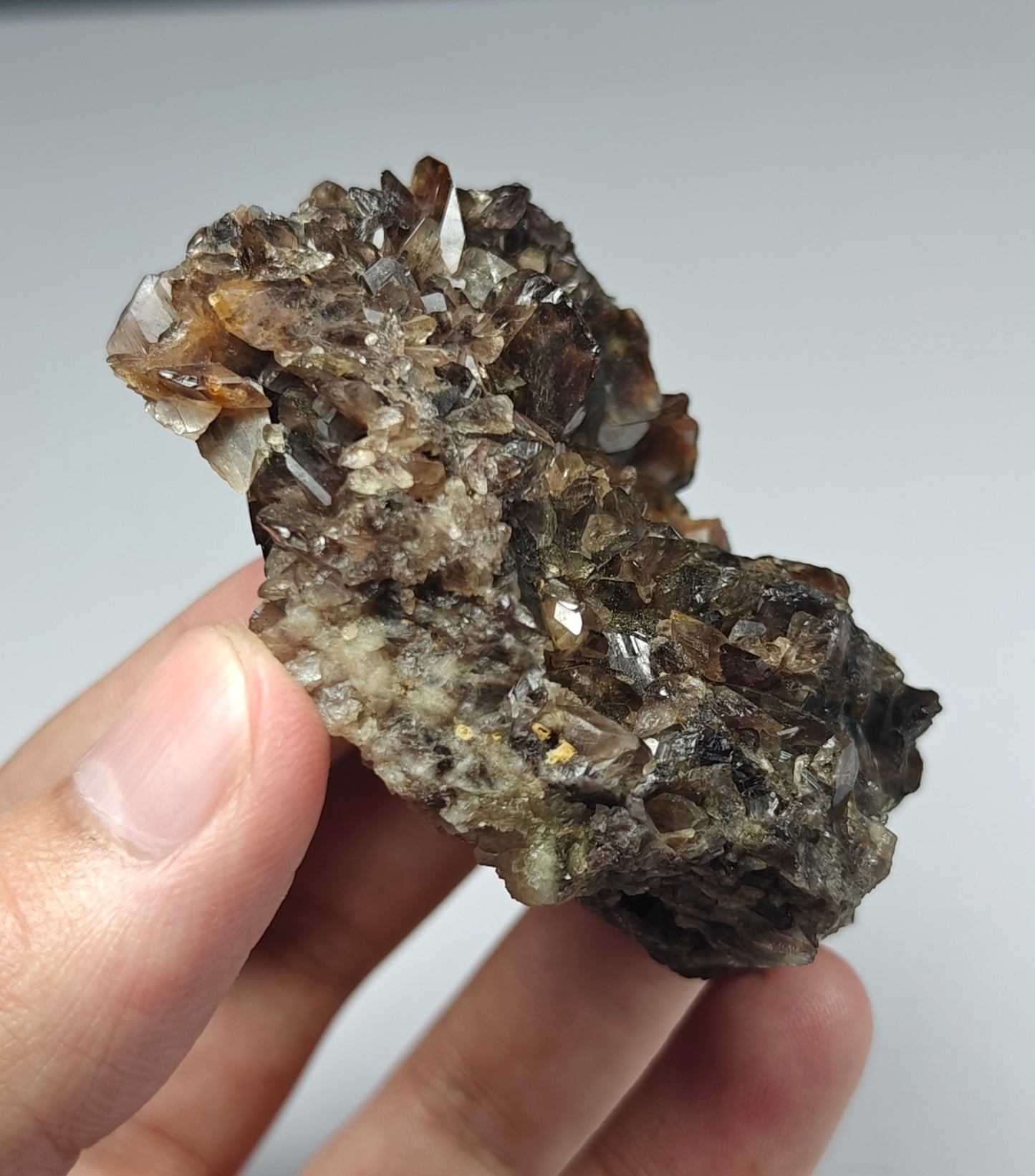 Natural axinite cluster 168 grams