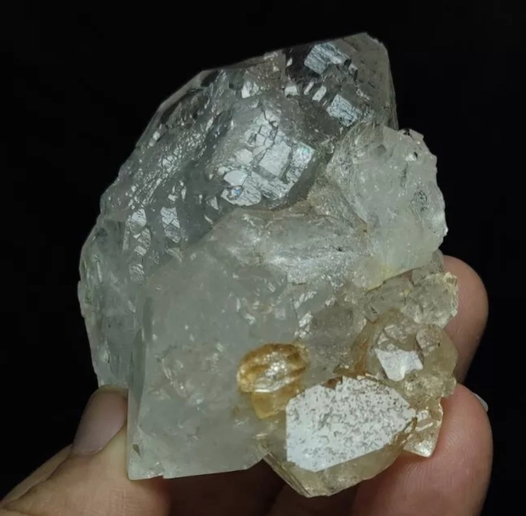 Very Aesthetic Gwindel Quartz Crystal Fully Terminated  245 grams