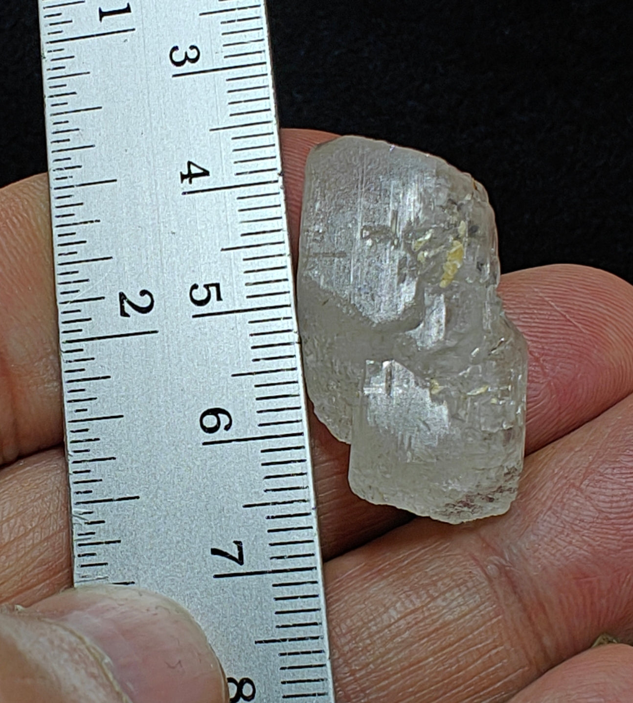 Double terminated topaz crystal 15 grams