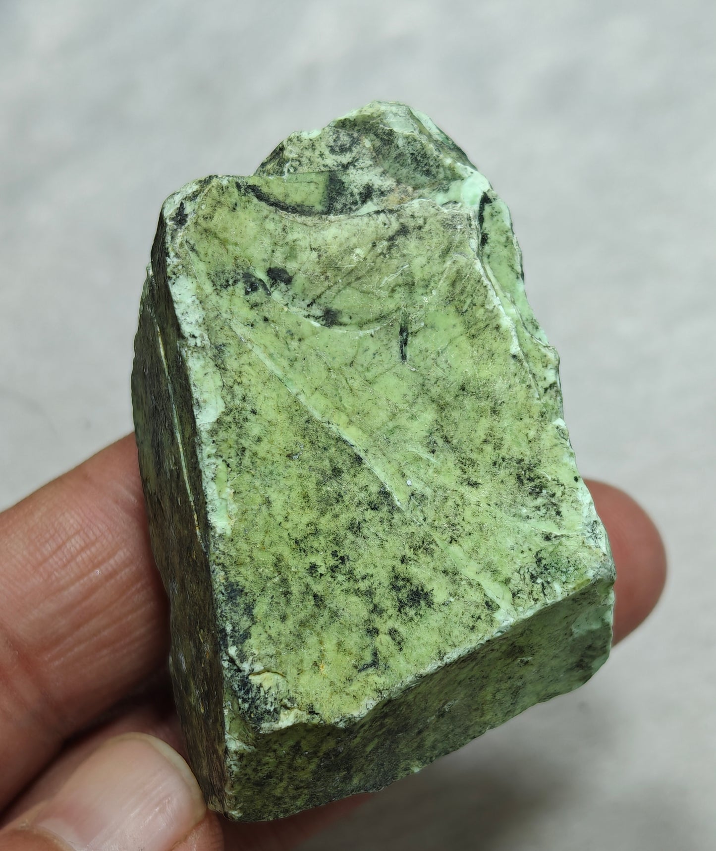 Natural green variscite chunk 101 grams