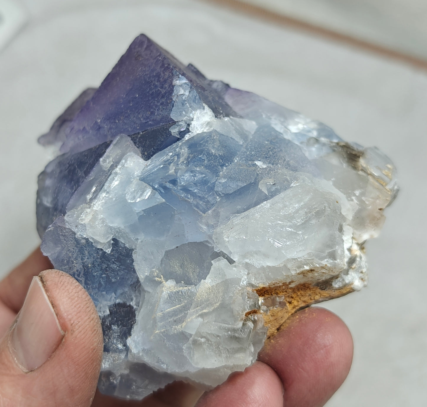 Purple and Blue Fluorite 420 grams