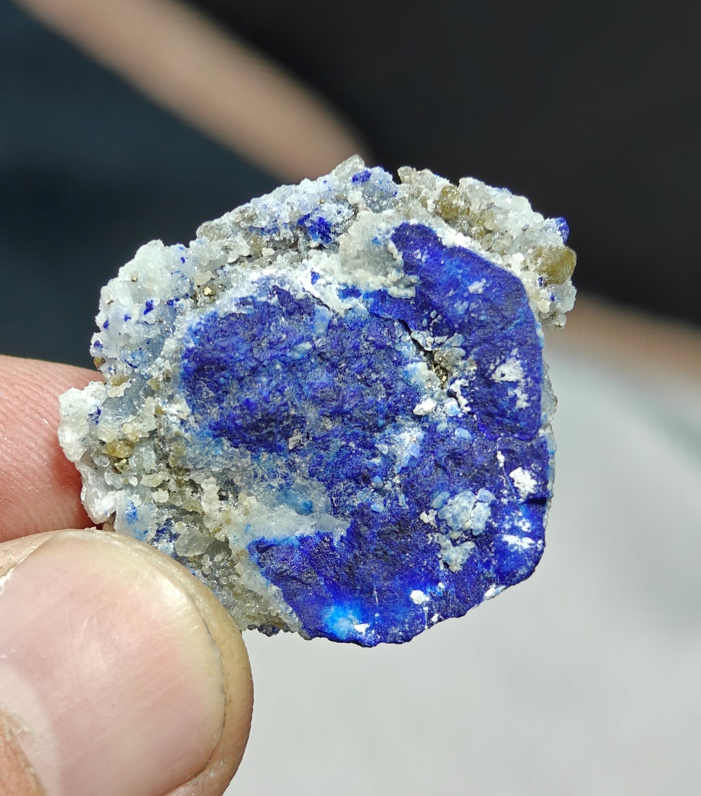 Lazurite Afghanite specimen on matrix 11 grams
