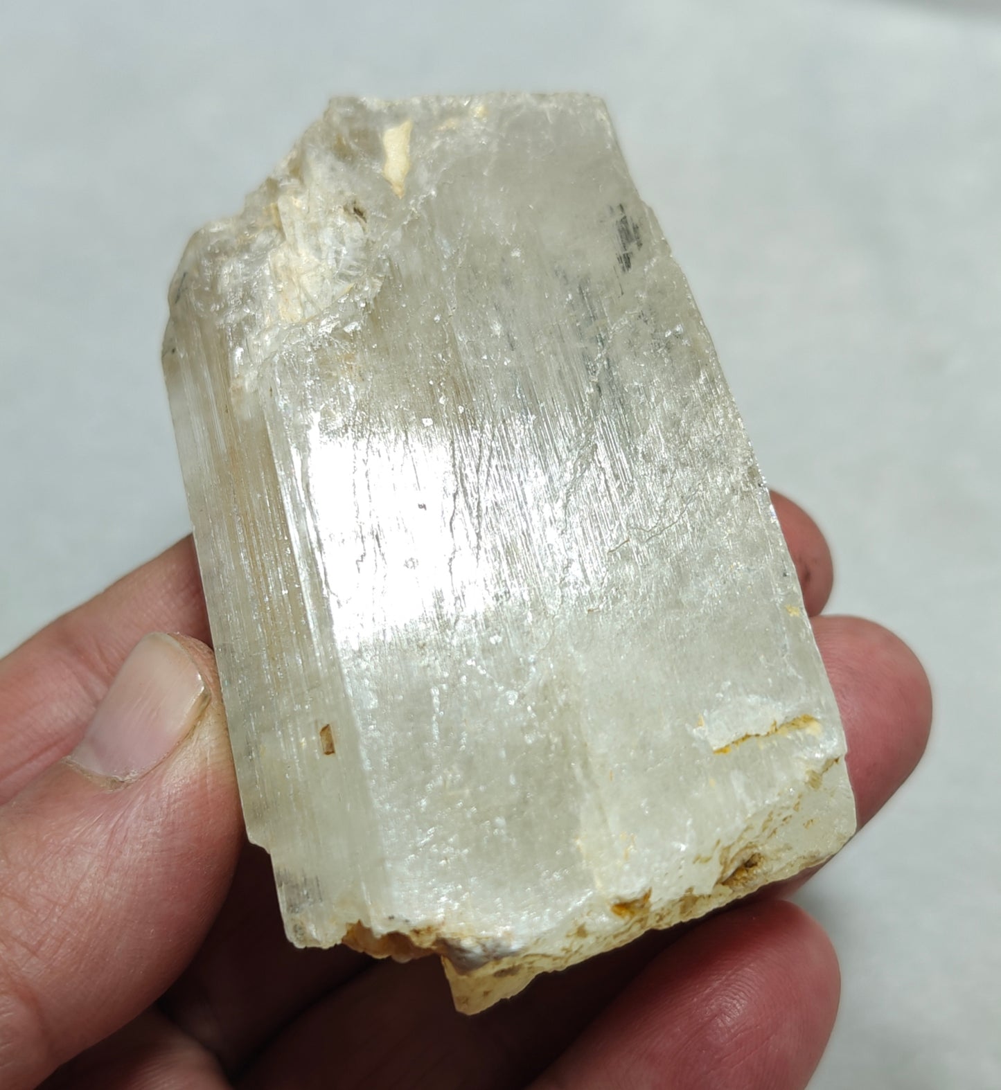 Natural spodumene crystal 248 grams