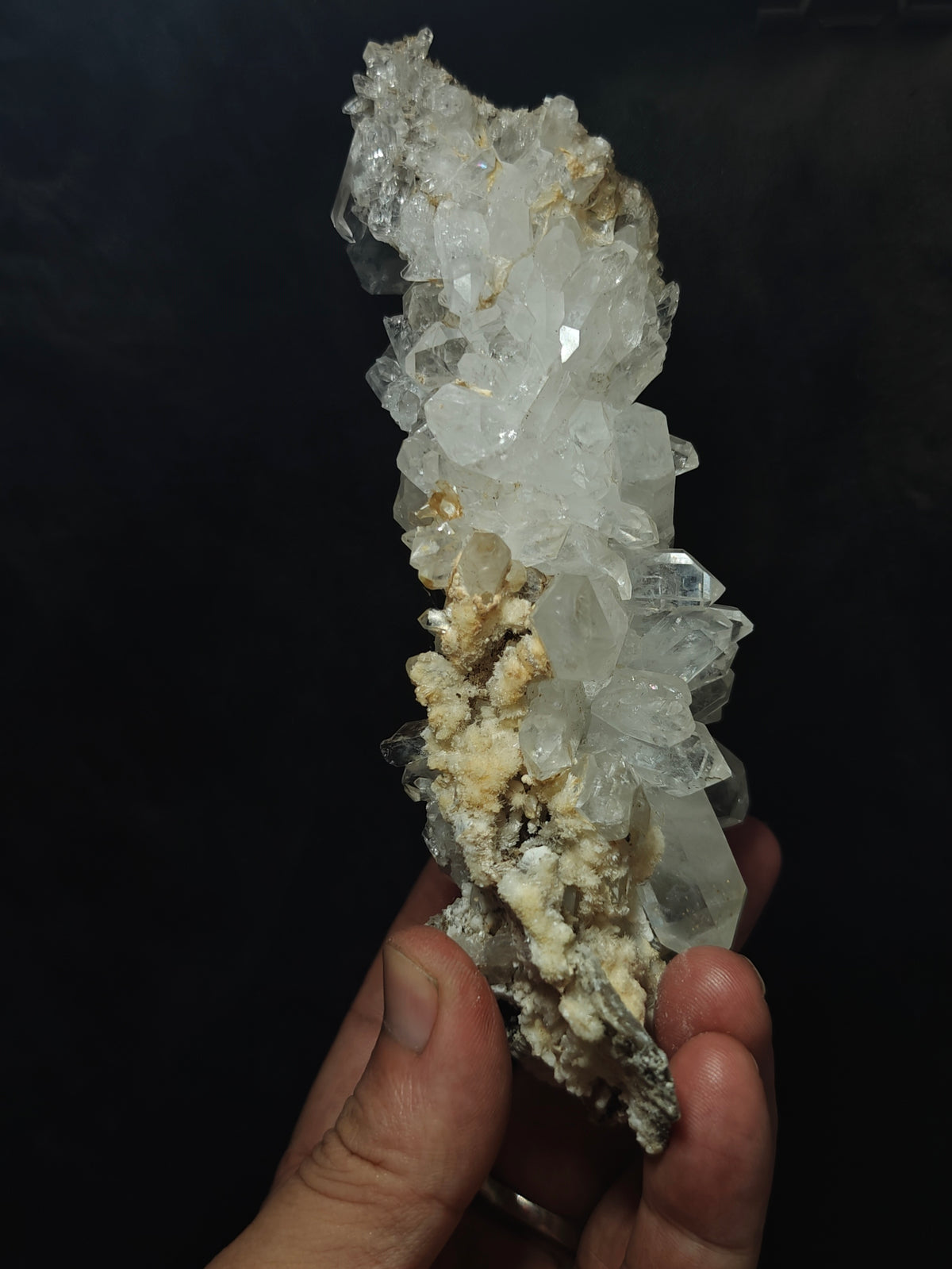 Natural Faden Quartz Cluster 400 grams
