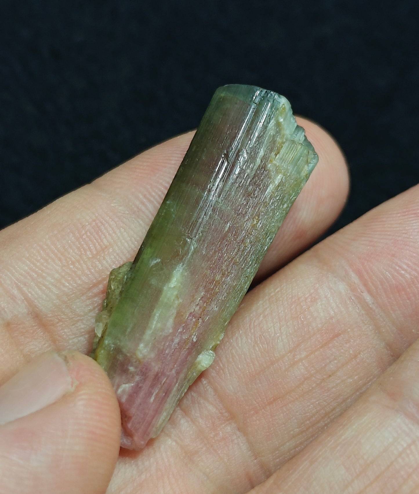Natural watermelon Tourmaline crystal 45 carats