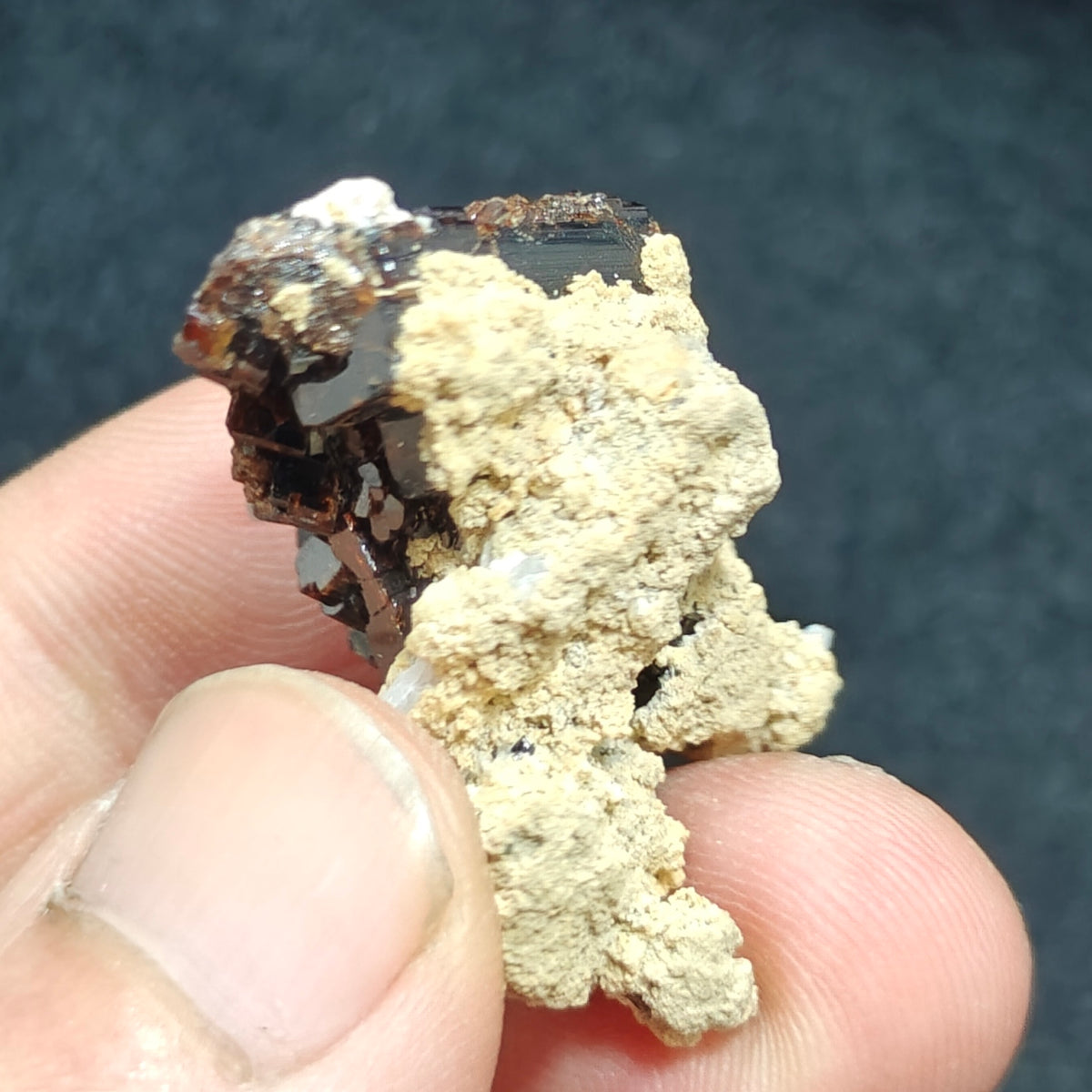 Natural dark brown Vesuvianite 15 grams